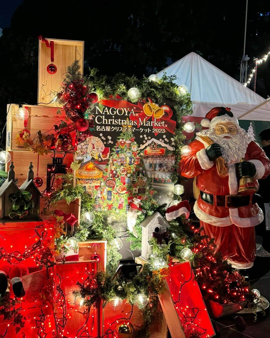 前川琳菜（りなち）さんのインスタグラム写真 - (前川琳菜（りなち）Instagram)「✩‧₊˚  クリスマスマーケット🎅🏻🎄💝  サンタさんと写真撮りたかったけど 定員オーバーで断念😢  、、と思ったら前からサンタさん歩いてきて 一目見れたから嬉しかった🫶❤️  #クリスマスマーケット #名古屋クリスマスマーケット #クリスマス #christmas #xmas #名古屋 #名古屋観光 #久屋大通公園」12月13日 20時07分 - rina__maekawa