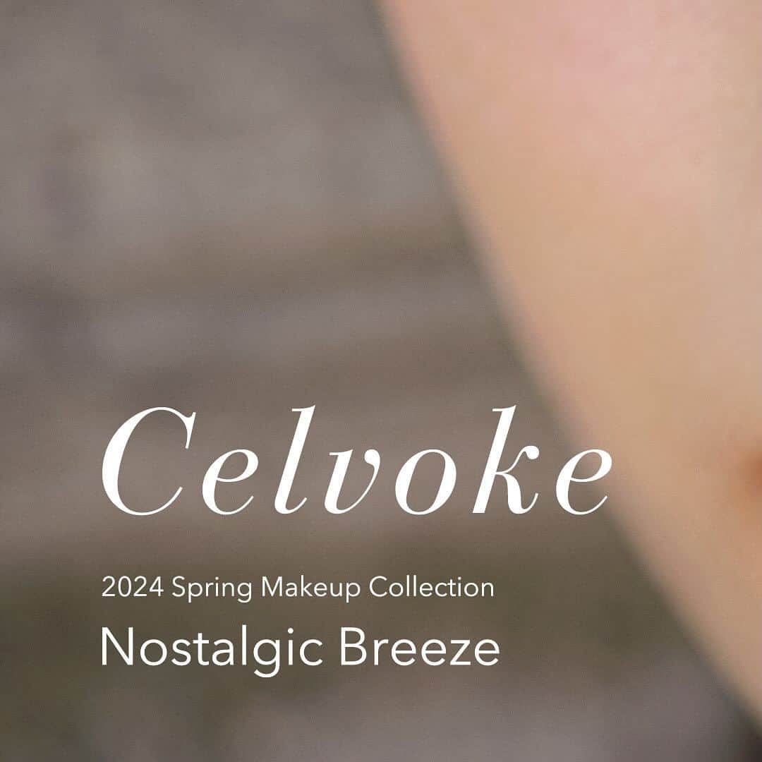 celvoke.jpさんのインスタグラム写真 - (celvoke.jpInstagram)「Celvoke　24Spring Makeup Collection  Nostalgic Breeze 解放。癒しのエナジー  渚のそよ風。ゆるやかな陽だまり  果てしない時間の蓄積が生む、ノスタルジックな地球のエネルギー。 穏やかに心をゆるめ、“コア”をあたたかく包み込む。  やがて訪れる幸福感。 満たされてゆく中で見つける、新しい自分。 きらめく、柔らかな光の中でふくらむエナジー。  Celvoke 2024 Spring Makeup Collectionが描くヒーリングの世界は、 どこまでも心地よく、しなやかな強さをチャージしていく。  ■ご予約：2023年12月22 日（金） ■全国発売：2024年1月1 日（月）  ・NEW PRODUCT　モイステン リップドロップ 全5色（限定1色）￥3,300（tax in） みずみずしさを湛えた色の艶膜がフレッシュでモードな表情を引き出す。 軽やかに色づくセラムグロス。  ・NEW PRODUCT　ポリフォニック ブラッシュ 全4色　￥5,390（tax in） みずみずしさを湛えた色の艶膜がフレッシュでモードな表情を引き出す。 軽やかに色づくセラムグロス。  ・NEW PRODUCT　ススキ ブラシ ￥5,500（tax in）  【人気製品から地球のエナジーを感じる鮮やかでシアーな新色も登場！】  ・ヴァティック アイズ 全3色　￥2,200（tax in） センシュアルなアースカラーとツヤが導く、アライヴな透明感。 異なる質感で奥ゆきと高揚を描くブラッシュカラー  ・インディケイト アイブロウパウダー 全1種　￥3,850（tax in）  ・イラボレート ジェル アイライナー 全3色　￥3,080（tax in）  ・クレイヴド ネイルポリッシュ 全1色　￥2,640（tax in）  #Celvoke #セルヴォーク #モイステンリップドロップ #セラムグロス #24春メイク #新発売 #Collection #限定 #ポリフォニックブラッシュ #イラボレートジェルアイライナー #ヴァティックアイズ #メイク #クレイヴドネイルポリッシュ #インディケイトアイブロウパウダー」12月13日 23時49分 - celvoke.jp