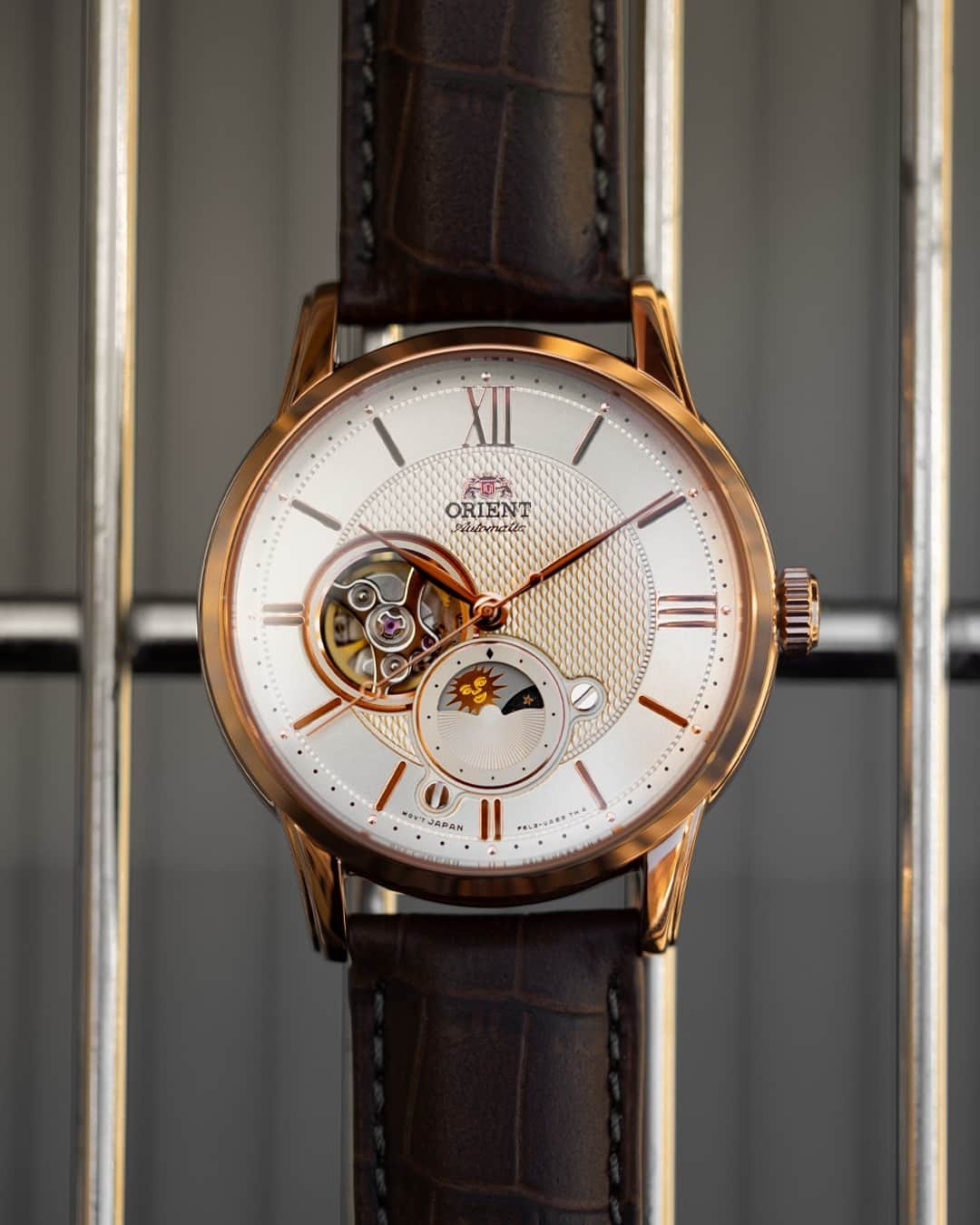 Orient Watchのインスタグラム：「Here's a closer look at the immaculate detailing and guilloche finish on the RA-AS00 Open-Heart⁠ ⁠ Model: RA-AS0009S10B」
