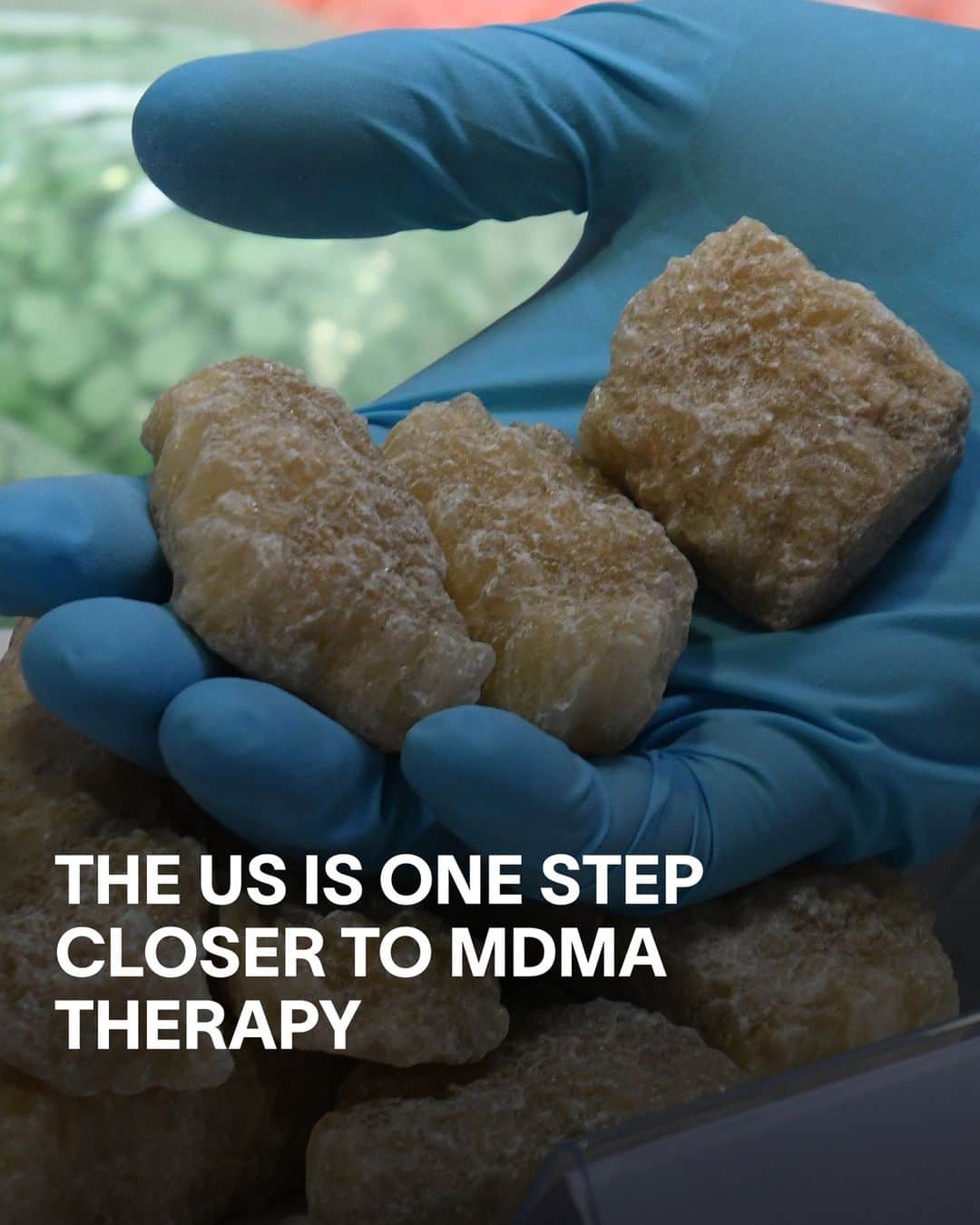 VICEのインスタグラム：「Imagine being prescribed MDMA. If all goes to plan, it might not be too much longer before that becomes a reality. ⁠ ⁠ An organization that's been conducting clinical trials on MDMA therapy has filed a new drug application with the FDA that would make the drug legal for treating post-traumatic stress disorder if approved. ⁠ ⁠ The Multidisciplinary Association for Psychedelic Studies (MAPS), a non-profit that promotes the regulation of psychedelics, said Tuesday it filed the application for MDMA capsules, which would be used in conjunction with psychotherapy or talk therapy and other supportive services. ⁠ ⁠ If approved by the FDA, MDMA would be rescheduled by the DEA so that it could be prescribed.⁠ ⁠ Read more at the link in bio.」