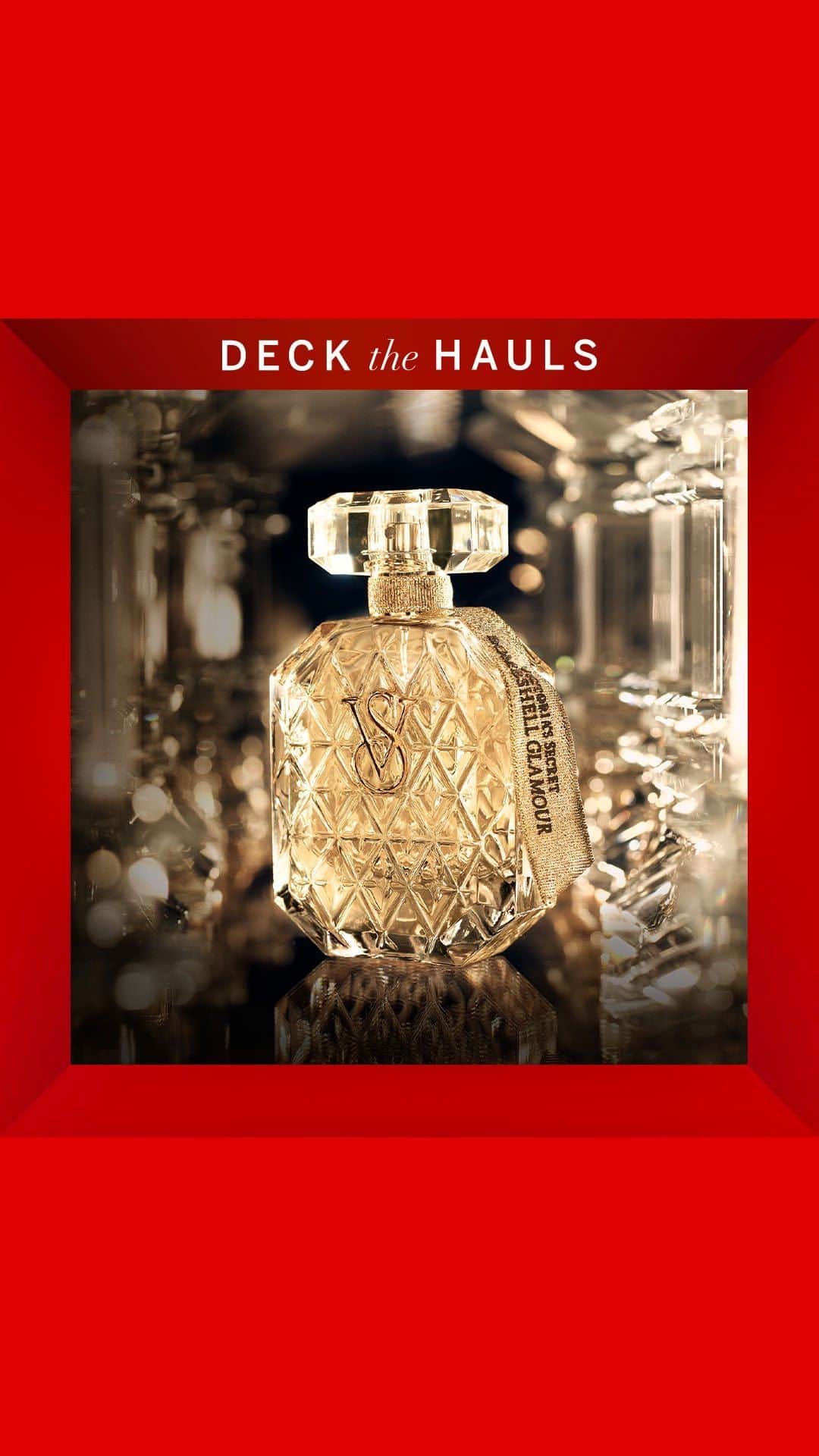 ヴィクトリアズ・シークレットのインスタグラム：「If you’re scents-ing something magical in the air, that would be this Deck the Hauls limited-time deal: Eau de Parfums are just $40 for 1.7oz and and $60 for 3.4oz. P.S. Order NOW to get it in time with Standard Shipping or FREE 2-Day Shipping on $125+ orders.」