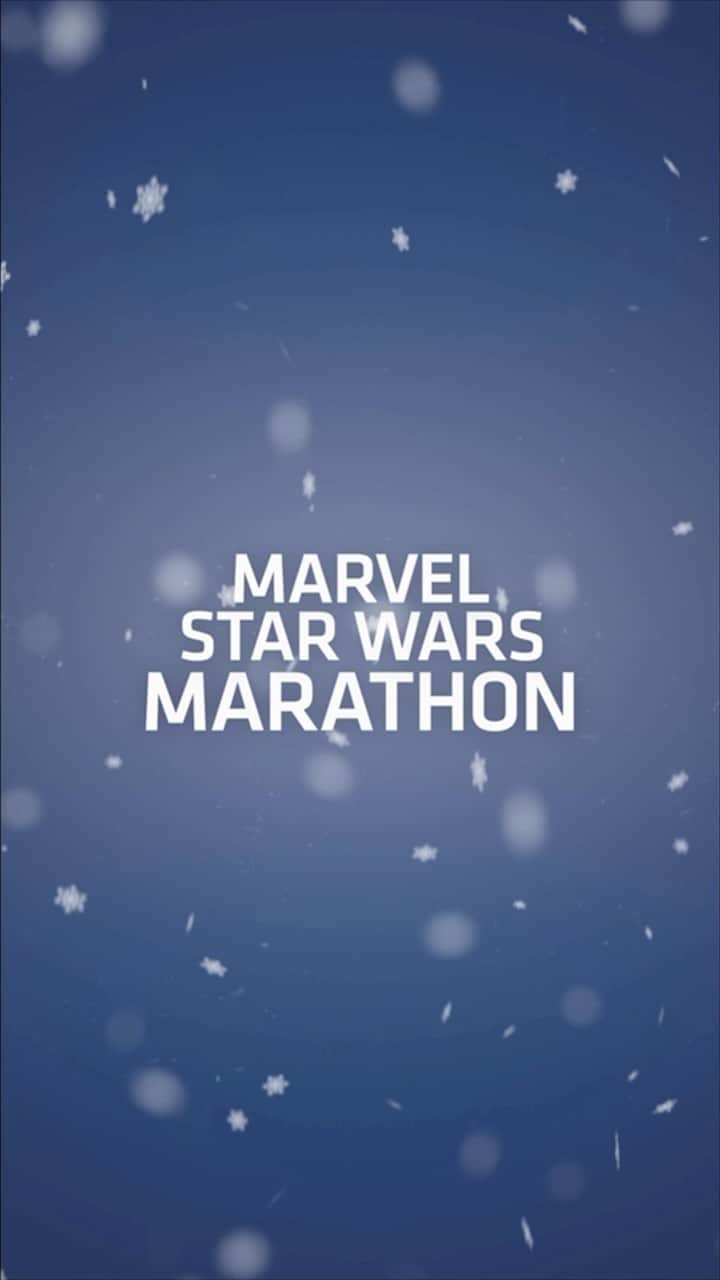 スター・ウォーズのインスタグラム：「‘Tis the season to celebrate movie marathons.  Starting Thursday….Watch 12 days of Marvel and Star Wars films on FX.」