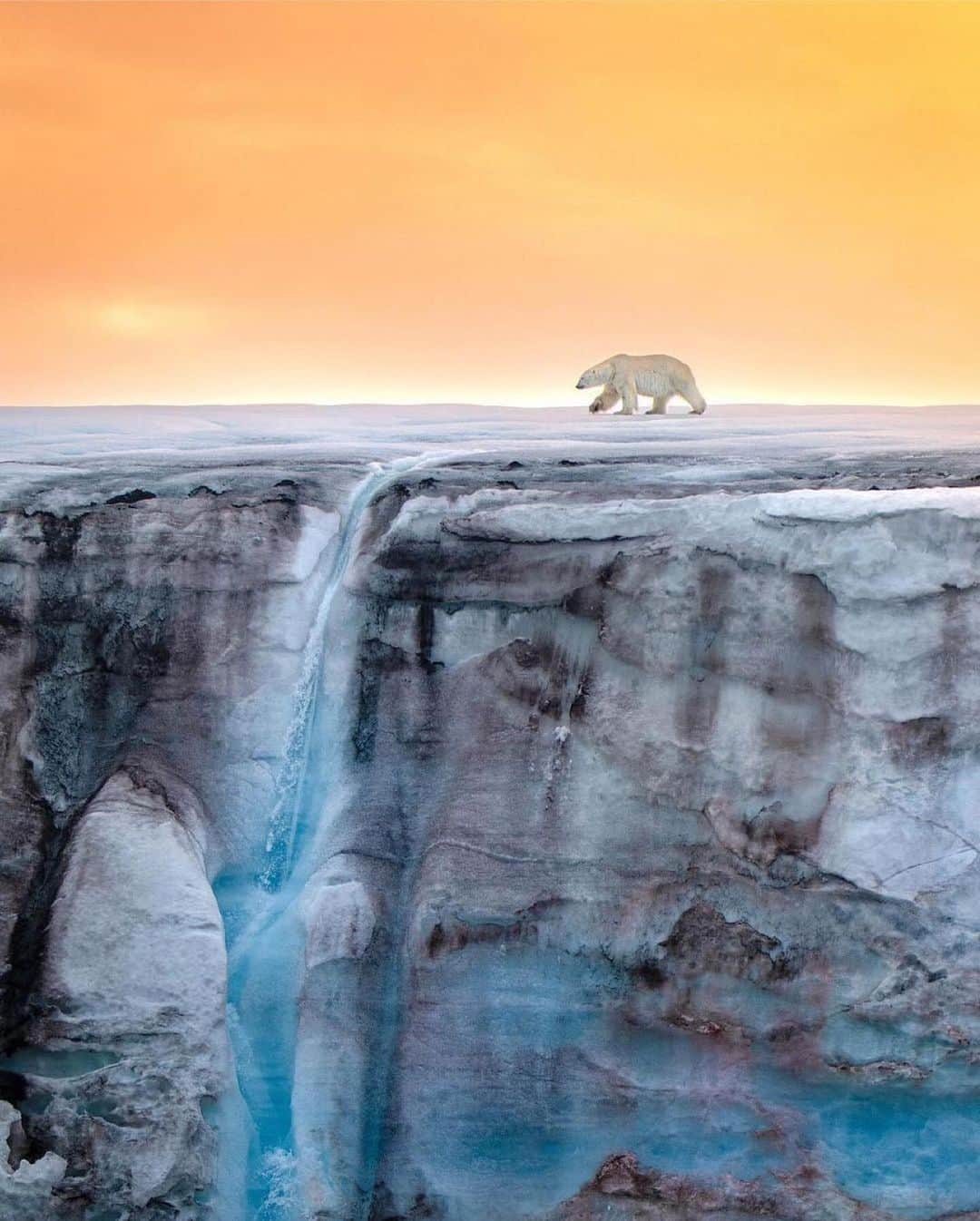 Discover Earthさんのインスタグラム写真 - (Discover EarthInstagram)「Lost in wonderland 🐻❄️🏔️  📍 Arctic Circle  🌎 #DiscoverEarth with @aeroture_aus」12月14日 3時56分 - discoverearth