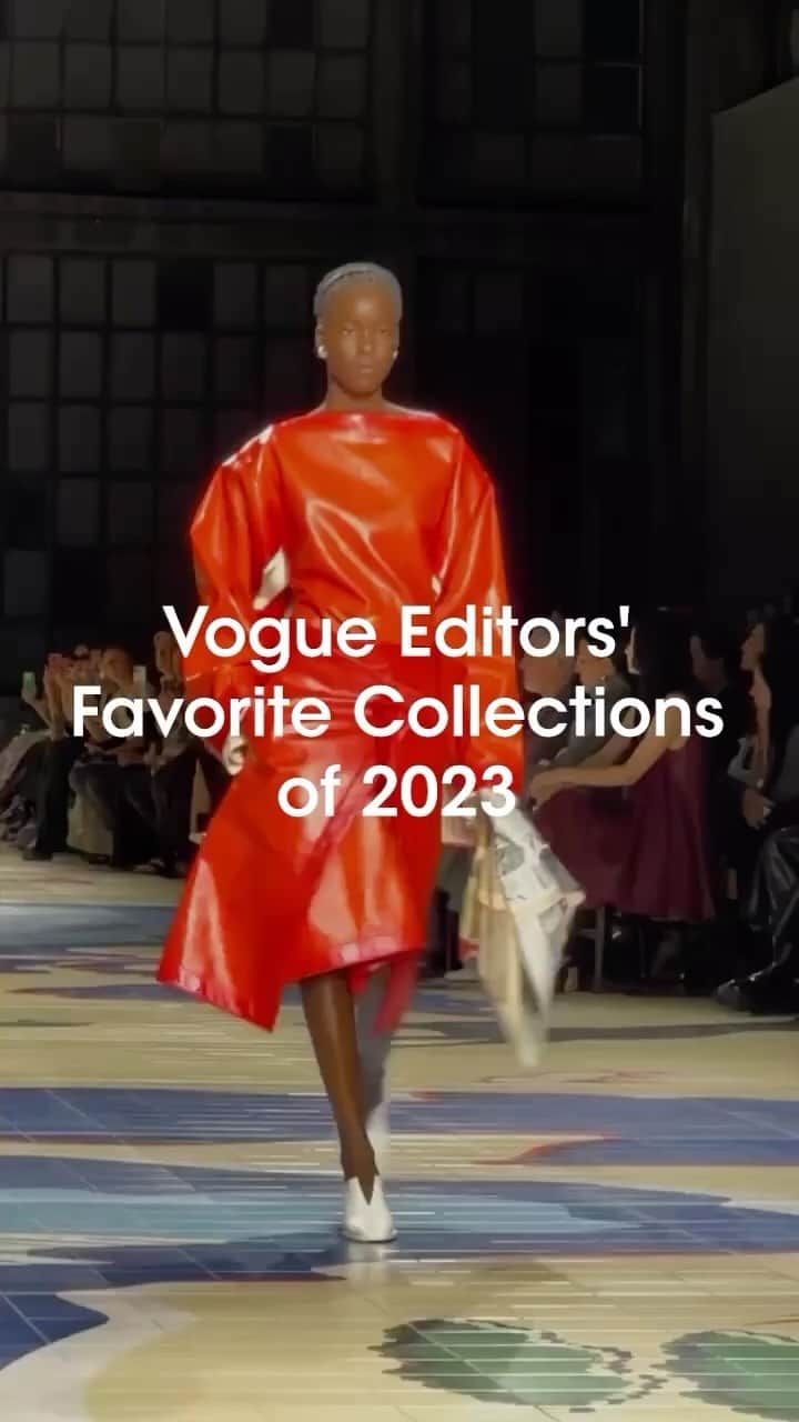 Vogue Runwayのインスタグラム：「What were the best collections of 2023? We had Vogue editors choose their favorites, coming from a cross-section of the industry from the highest haute couture salons in Paris to the scrappiest upstart New York labels, and much more in between. What kind of picture does it paint of fashion in 2023? Tap the link in bio to find out.」