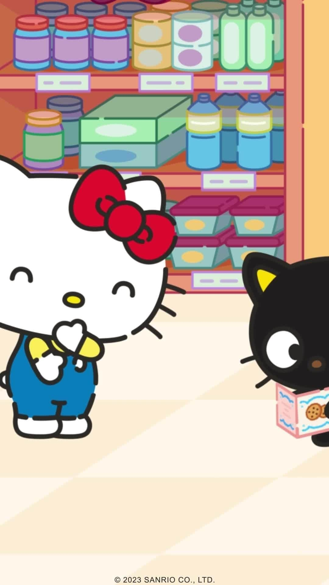 Hello Kittyのインスタグラム：「Hello Kitty and her friends are preparing for their Holiday Cookie Swap, but Chococat doesn’t have a recipe yet. Watch to find out what happens in Hello Kitty and Friends Supercute Adventures on the #HelloKittyandFriends YouTube channel! 🍪」