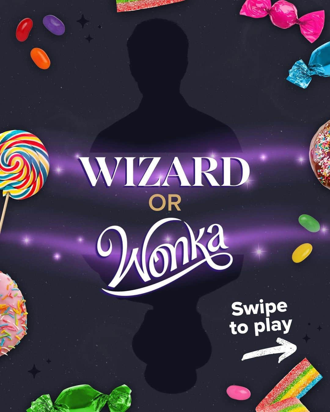 ハリー・ポッターのインスタグラム：「Any chance we could taste these before we decide? 🍭 Head to the link in our bio to discover @wonkamovie – a cinematic treat that will leave your taste buds tingling!  Only in theaters Friday. Get tickets now at the link in bio and stream all Harry Potter movies on @streamonmax! #WonkaMovie」