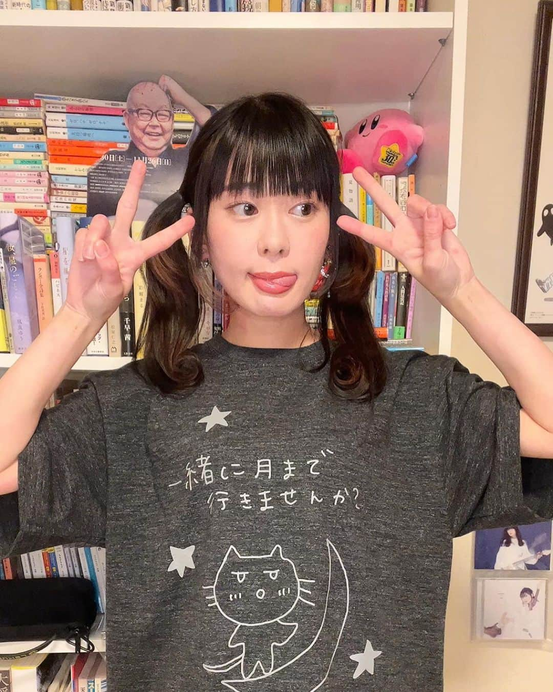 ももすももすさんのインスタグラム写真 - (ももすももすInstagram)「新作Tシャツかわいい。」12月14日 7時10分 - mo_mosu