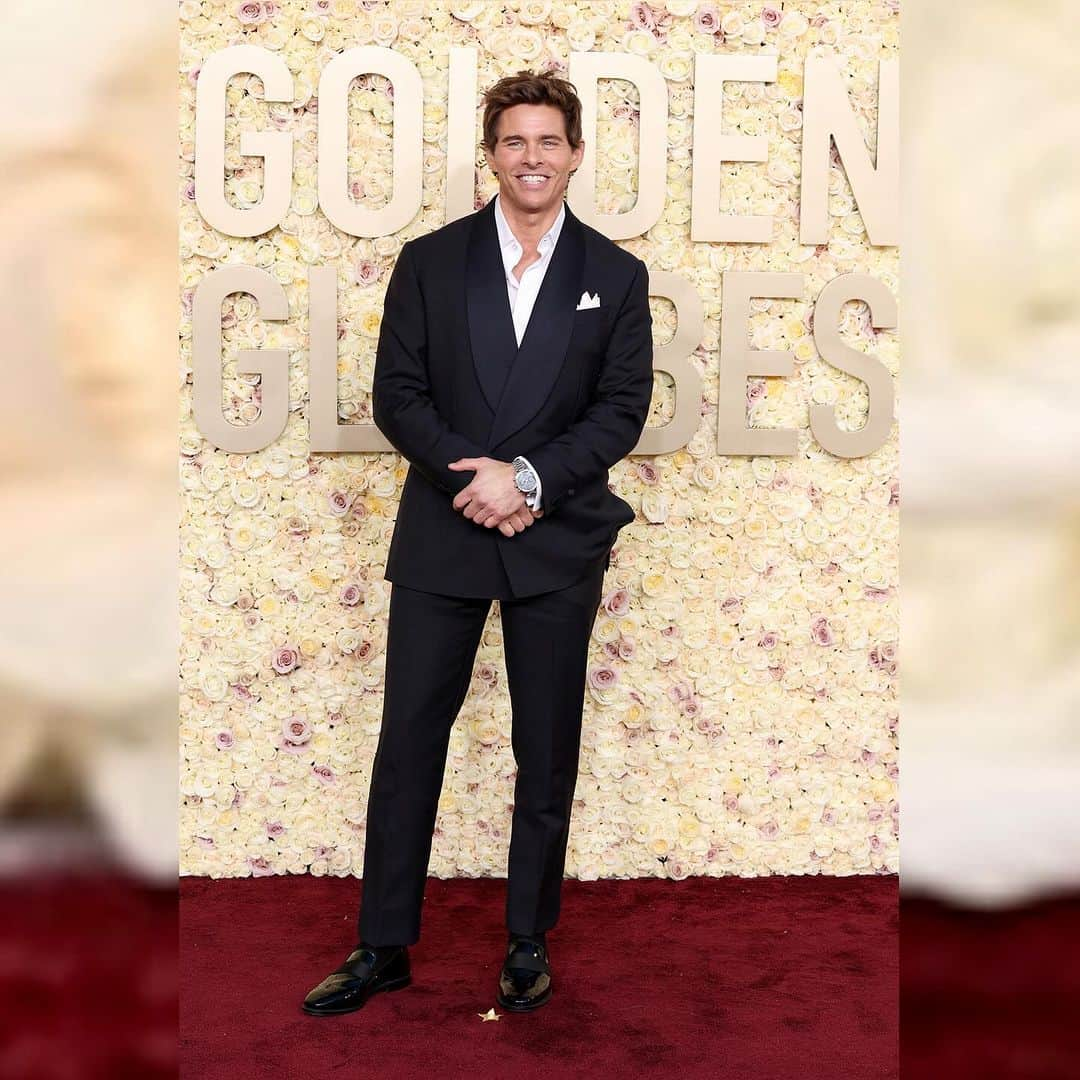 アレンエドモンズのインスタグラム：「The verdict is in: @james_marsden is red carpet ready in the Allen Edmonds James Dress Loafer at tonight’s Golden Globes.」