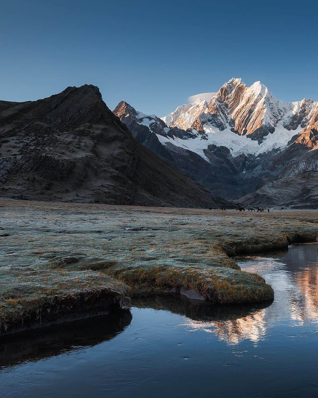 PolarProさんのインスタグラム写真 - (PolarProInstagram)「Not a bad way to kickstart your 2024 shot list - dusted peaks on a cold winter sunrise.  📷 @parker_burkett」1月10日 0時00分 - polarpro