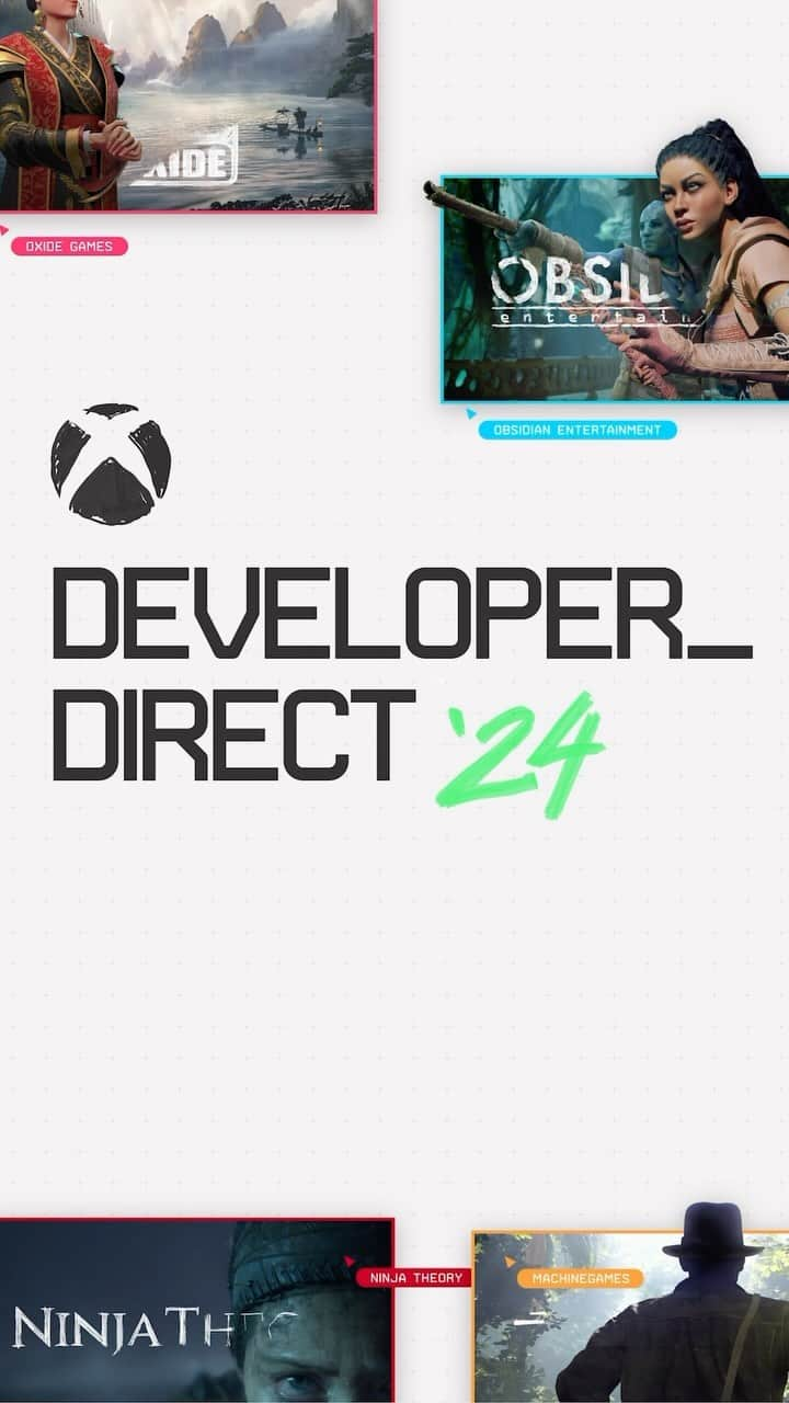 Xboxのインスタグラム：「Consider this your formal invitation to Developer_Direct. Join us January 18 for an inside look at highly-anticipated games straight from their developers | #DeveloperDirect​」