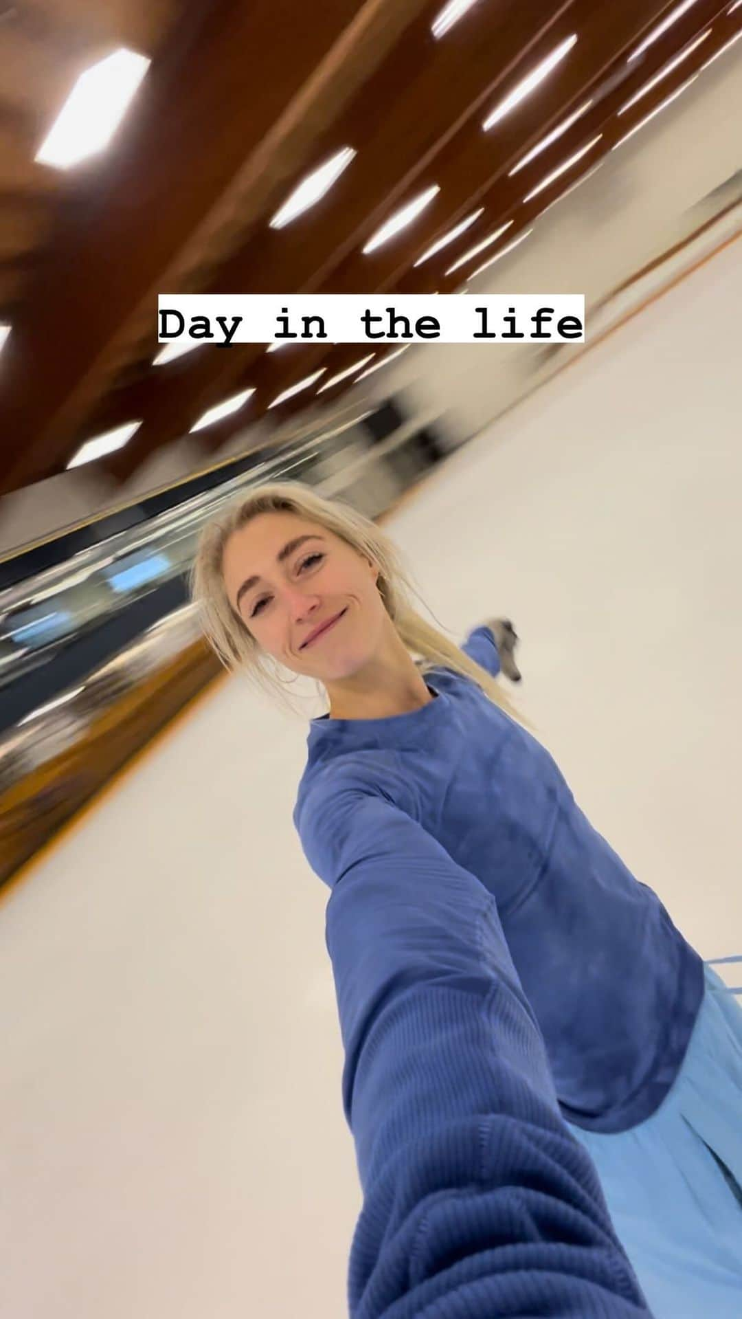 パイパー・ギレスのインスタグラム：「Come spend the day with me! - - #dayinthelife #dayinmylife #figureskating #iceskating #athleteslife #skating #icedance #behindthescene #routines #lifestyle #vlog #reel」