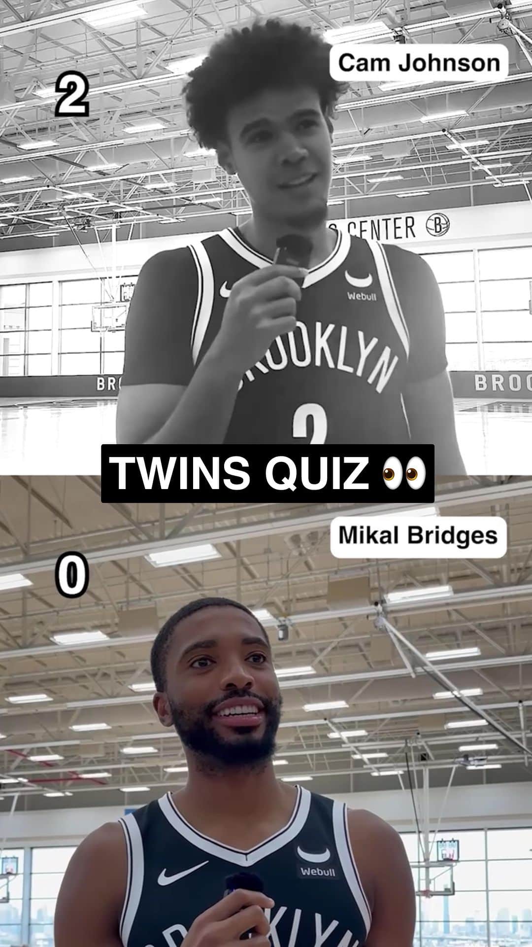 NBAのインスタグラム：「Safe to say these twins know each other pretty well」