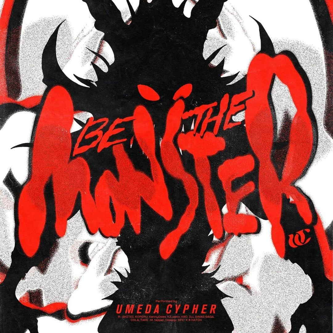 梅田サイファーのインスタグラム：「. 🆕NEW RELEASE🆕  『BE THE MONSTER』 配信開始😈🔥  キングオブコント2023 OP曲をリアレンジしたダンスナンバーが完成🔊✨  📲DL&STREAMING umedacypher.lnk.to/BETHEMONSTER  #梅田サイファー #ビザモン」