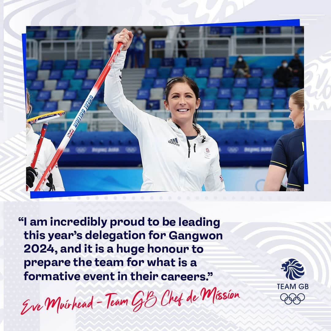 イブ・ミュアヘッドのインスタグラム：「In safe hands. 👐  @evemuirhead on leading Team GB at the Gangwon 2024 Winter Youth Olympic Games.  🗣️ “I’m thrilled I can share my knowledge and advice with these athletes dealing with pressure at this level.”」