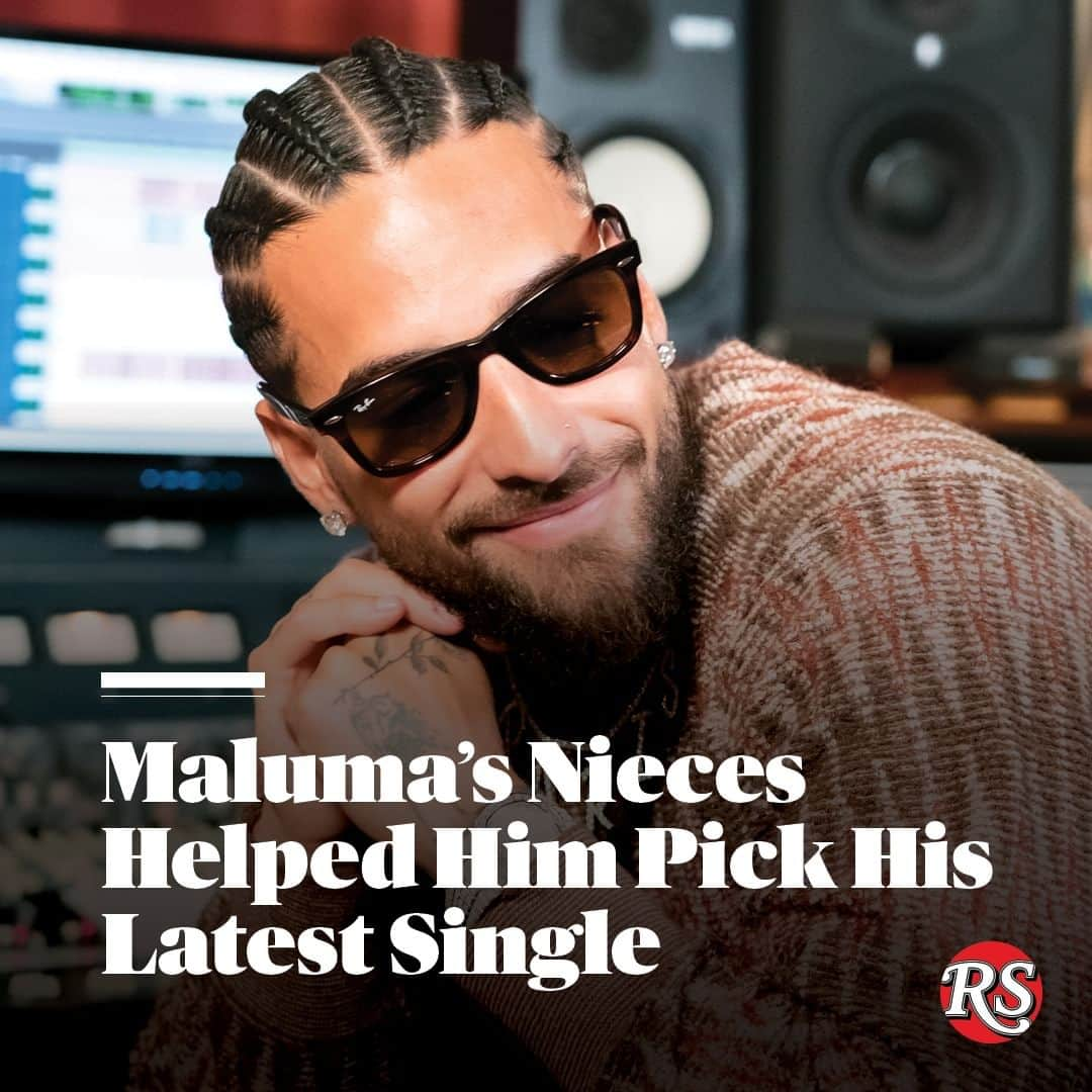 Rolling Stoneのインスタグラム：「How did @maluma know he had a hit single with “Según Quién?” "My nieces LOVED the song...I know that my next A&R is gonna be my baby." Watch the full episode of The Breakdown at the link in our bio. 📸 @maju.rogo for Rolling Stone」