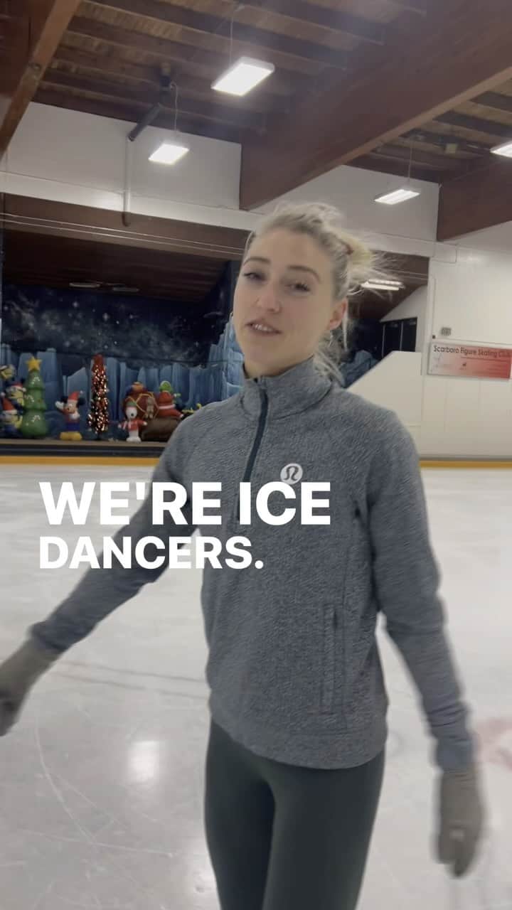 パイパー・ギレスのインスタグラム：「We’re Ice dancer we had to do this trend! - - #icedance #icedancers #figureskater #figureskating #skating #iceskating #reeltrend #reels #athlete #trend #funny #memes #athletelife #icedancing」
