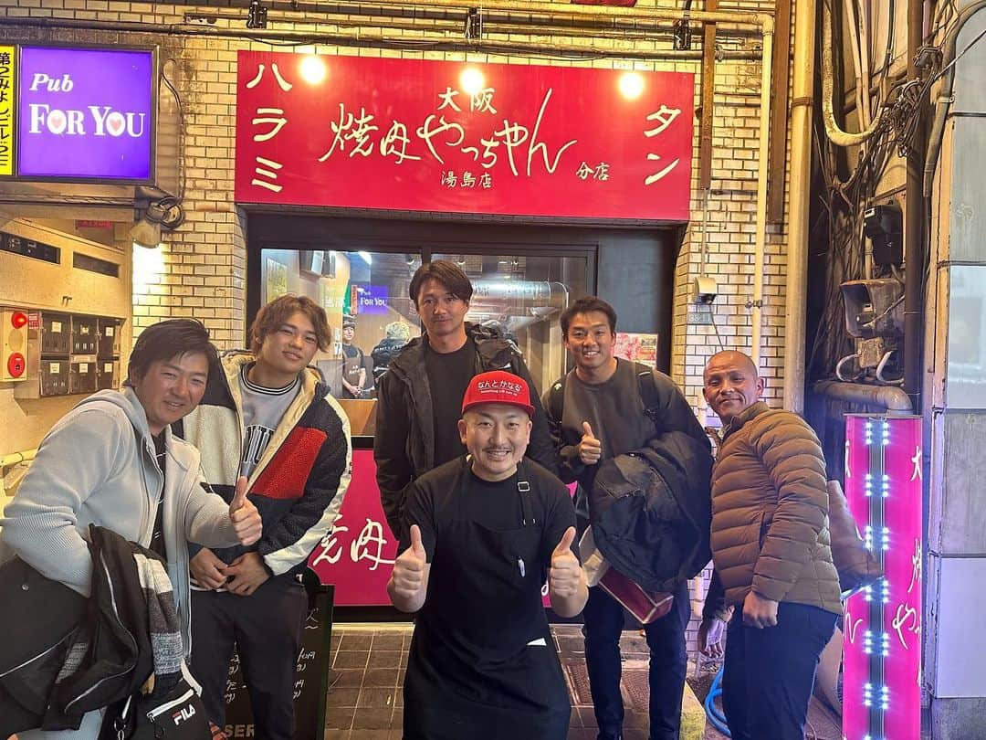 田宮裕涼さんのインスタグラム写真 - (田宮裕涼Instagram)「大先輩のみなさんと  #成田高校 #岩舘学 #唐川侑己  #斎藤俊介 #田宮裕涼 #焼肉やっちゃん #四万十」12月23日 15時34分 - yua_tamiya64