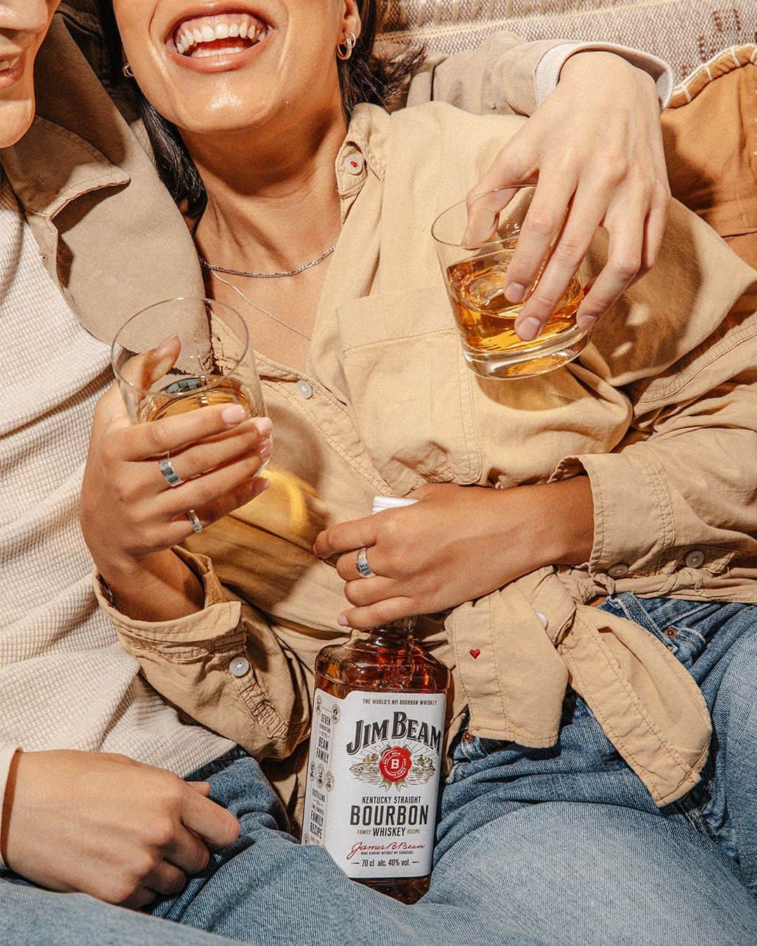 Jim Beamのインスタグラム：「Toasting to more nights like this in 2024.」