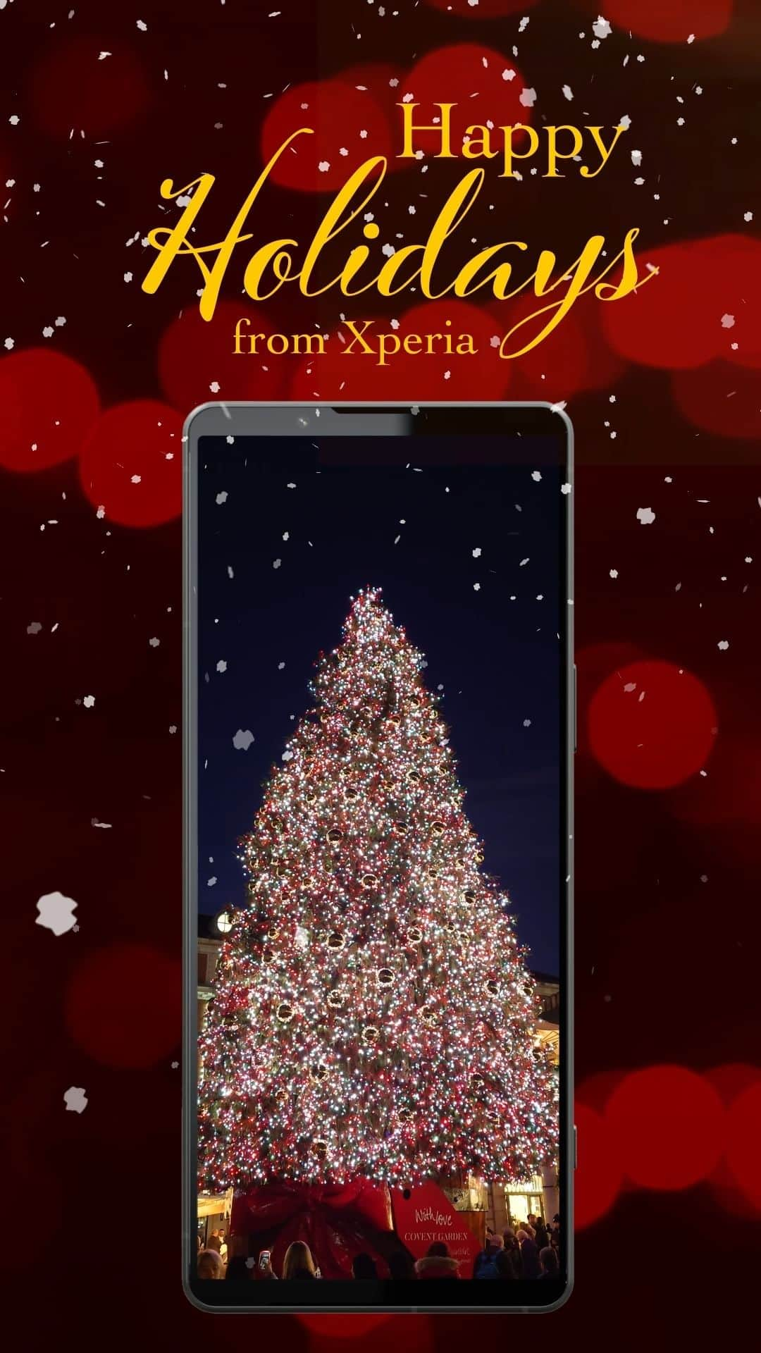 Sony Mobileのインスタグラム：「From everyone at Xperia, we wish you all a wonderful holidays and a magical New Year – and for those unwrapping Xperia smartphones today, we hope you love your new pocket companions. 📱   #Sony #Xperia #SonyXperia #Christmas #NewYear」