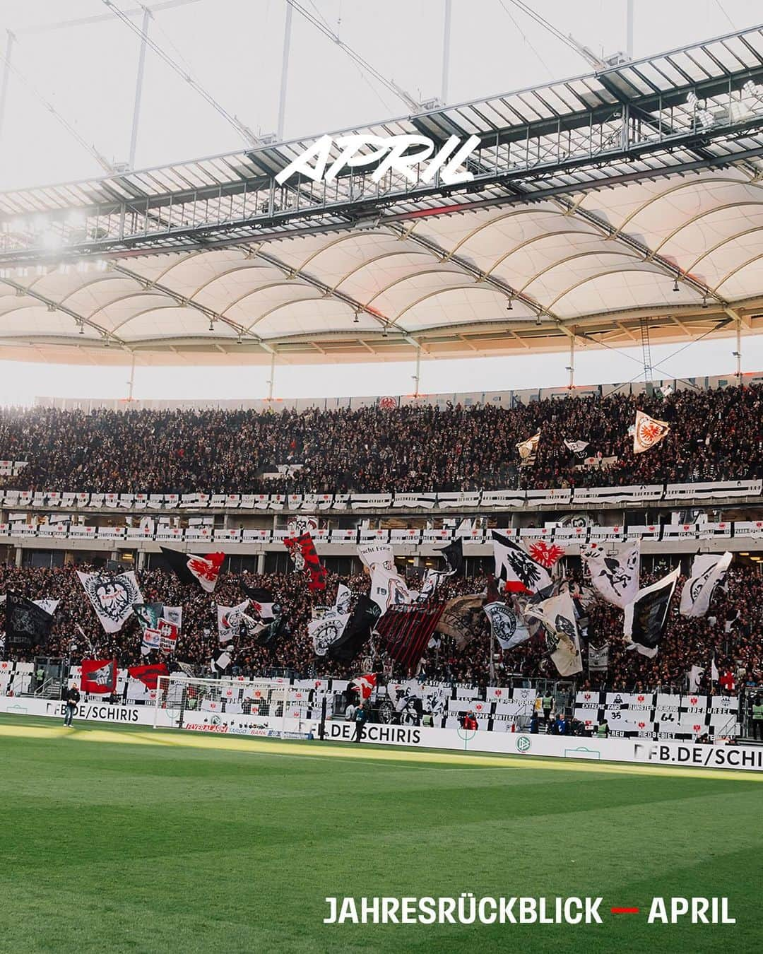 アイントラハト・フランクフルトのインスタグラム：「Jahresrückblick: 𝐀𝐩𝐫𝐢𝐥 🔙 • • #SGE #Eintracht #Frankfurt #EintrachtFrankfurt」