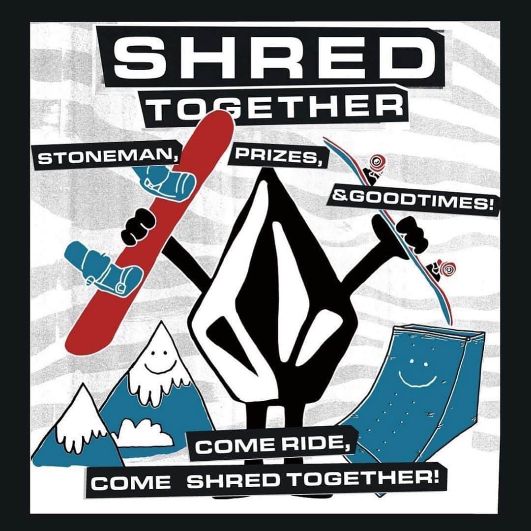 VolcomJapanのインスタグラム：「シュレッド トゥゲザー at 川場スキー場  今期もVOLCOM SHRED TOGETHERがやってきます！標高1,870mのゲレンデトップから最長3,300mのロングランをVOLCOMライダーと一緒に滑りレベルアップしよう！！  開催日：2024年1月13日（土） 場所：川場スキー場 集合場所: 7Fチケット売り場前  イベントスケジュール  8：30 - 9：00　受付  9：30 - 11：30　モーニングクルーズ 12：30 - 14：30　Shred!! 15：00 - 16：00　表彰式＆抽選会  参加ライダー：久保田空也 ほか随時アップ @kuyakubota   ※先着限定30名となります。  参加無料、抽選会にてプレゼントもご用意してお待ちしております。  申し込みは@volcomjapanプロフィールのハイライトから！  ※当日受付はいたしませんので予めご了承ください。 ※定員になり次第締切とさせていただきます。  #volcomshredtogether #volcomjapan #ボルコム」