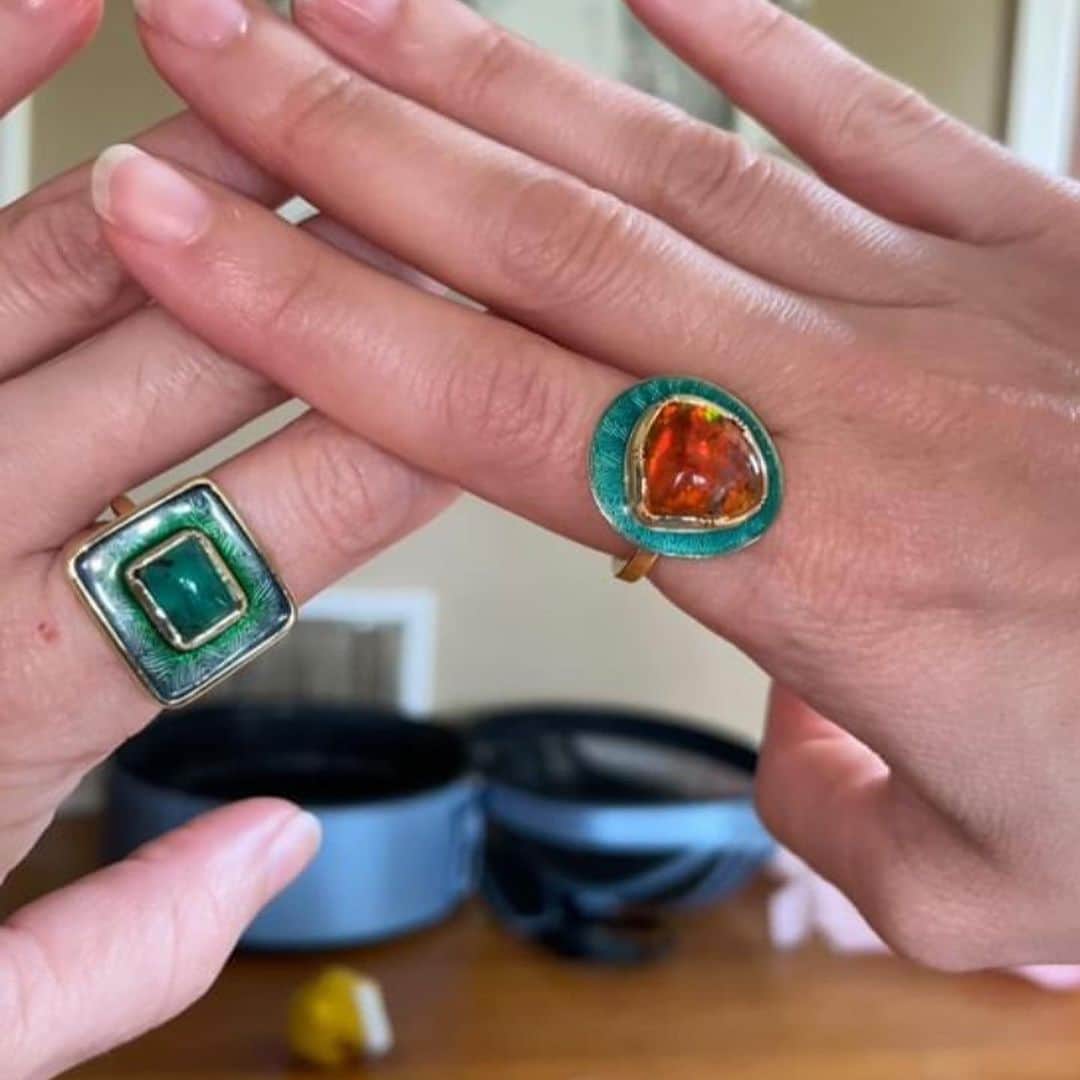ブルックグレグソンさんのインスタグラム写真 - (ブルックグレグソンInstagram)「A totally random post trying to create a visual of what and who make me feel so lucky to be a part of this jewelry world. I realize It’s impossible to acknowledge it all, so here’s just a glimpse. Feeling grateful for the connections, beauty, and joy formed by this incredible medium. 💎🌈💕💫」12月28日 5時29分 - brookegregson