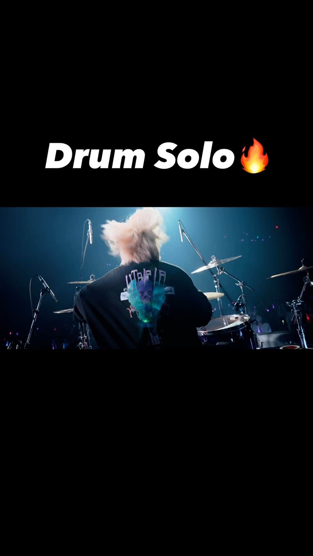 マイキのインスタグラム：「My drum solo #drum #drumsolo #Japanesedrummer」