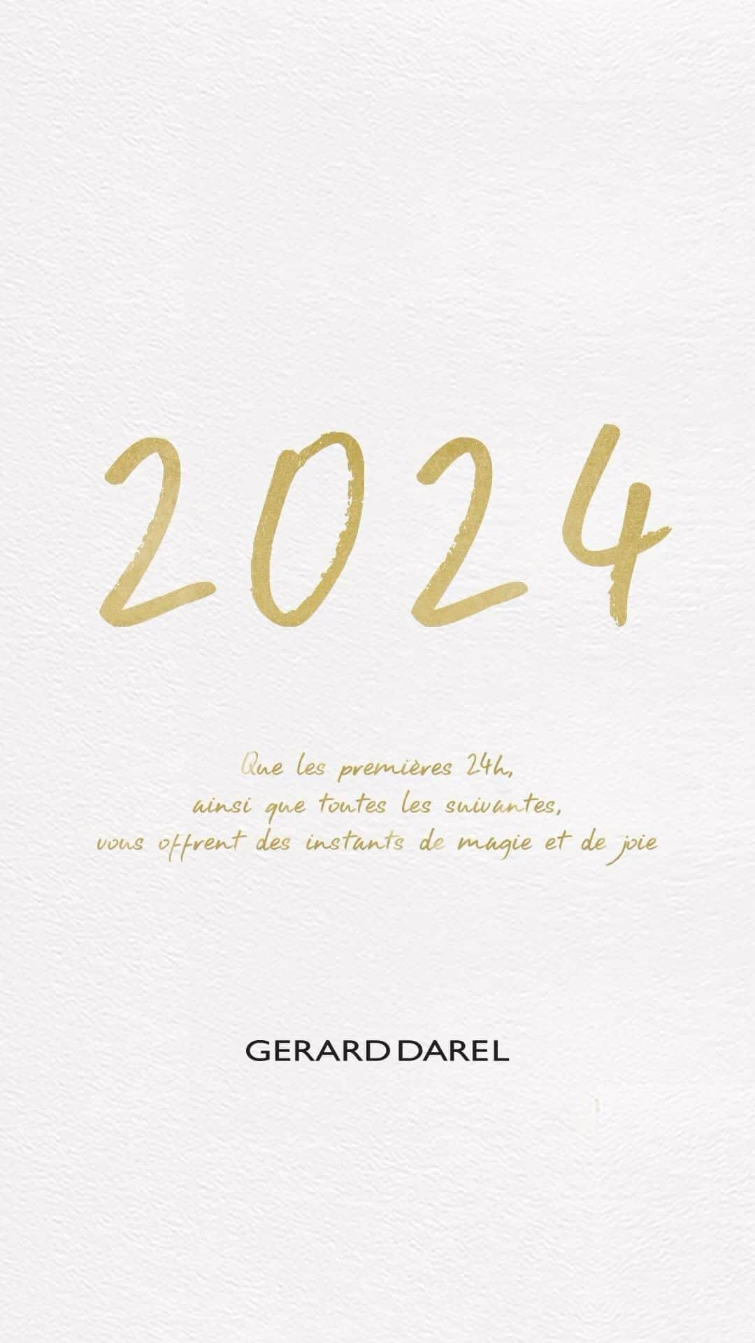 ジェラールダレルのインスタグラム：「Que les premières 24H, ainsi que toutes les suivantes, vous offrent des instants de magie et de joie  May the first 24H , as well as all those that follow, bring you moments of magic and joy.」