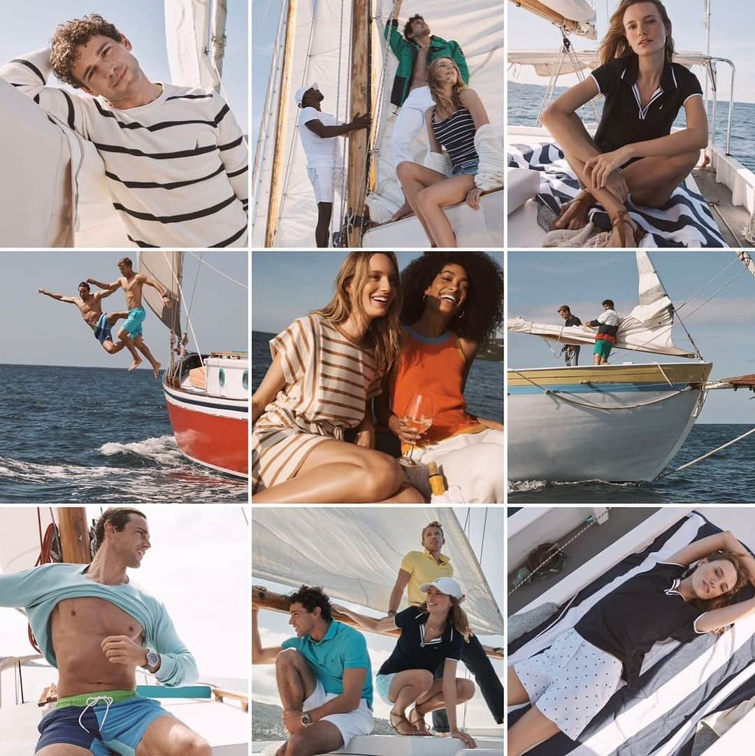 ノーティカのインスタグラム：「Nautica 2023 year in review. Thankful for our 40th-year celebrations and all of you. Excited for more adventures in the new year⛵️」