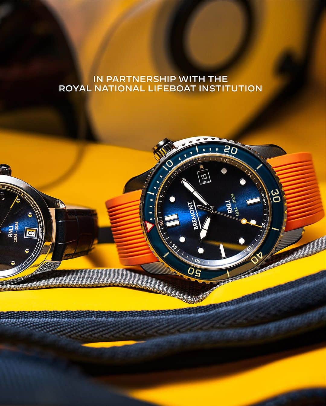 ブレモンさんのインスタグラム写真 - (ブレモンInstagram)「Bremont is honoured to partner with the @rnli to create a collection of bespoke limited edition watches to celebrate the RNLI’s 200 years of saving lives at sea.   Designed to reflect the RNLI’s commitment to saving lives, the watches will feature bespoke details, including the iconic RNLI branding on the dial and case back.  A percentage of all the proceeds from the sale of the limited edition watches will go directly to support the RNLI’s life-saving work.  Support the RNLI by heading to our website. 🔗  #RNLI #Royalnationallifeboatinstitution #watches #Bremont #bespokewatch #toolwatch #divewatch #bremontwatches」1月2日 23時00分 - bremontwatches