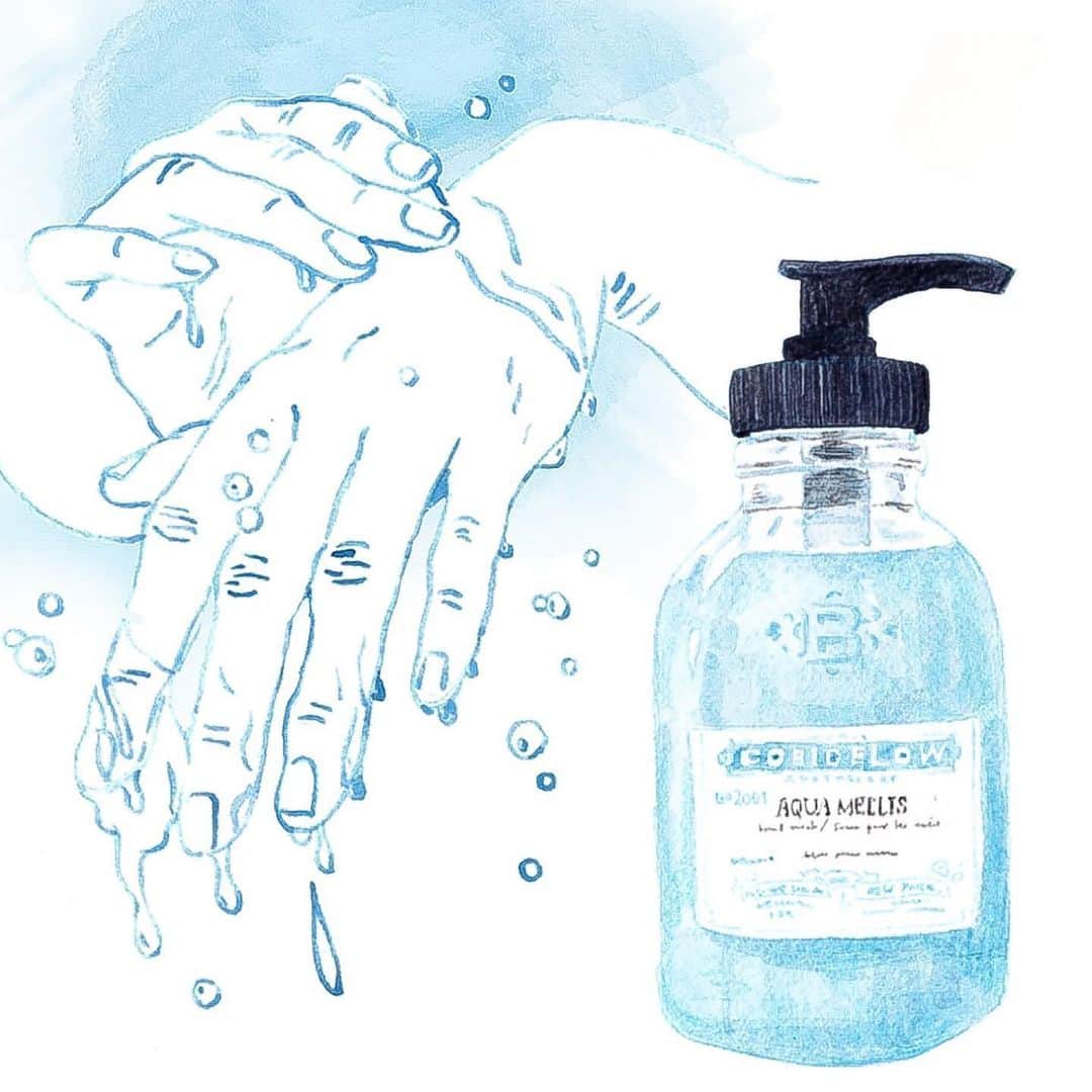 C.O. Bigelowさんのインスタグラム写真 - (C.O. BigelowInstagram)「Start the new year fresh with our iconic Aqua Mellis 💙 Hand Wash! 🫶 Experience the captivating fragrance of fruity watermelon, citrus, and clean lavender for a delightful hand care routine. 🌿🍉✨⁠ ⁠ 🎨:@deanaizawa」1月4日 3時03分 - cobigelow