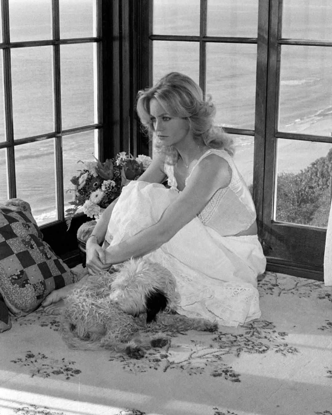 ローラ・ベイリーのインスタグラム：「Mood.  Back to work (but tangled up in dogs and kids).   Goldie Hawn ✨」