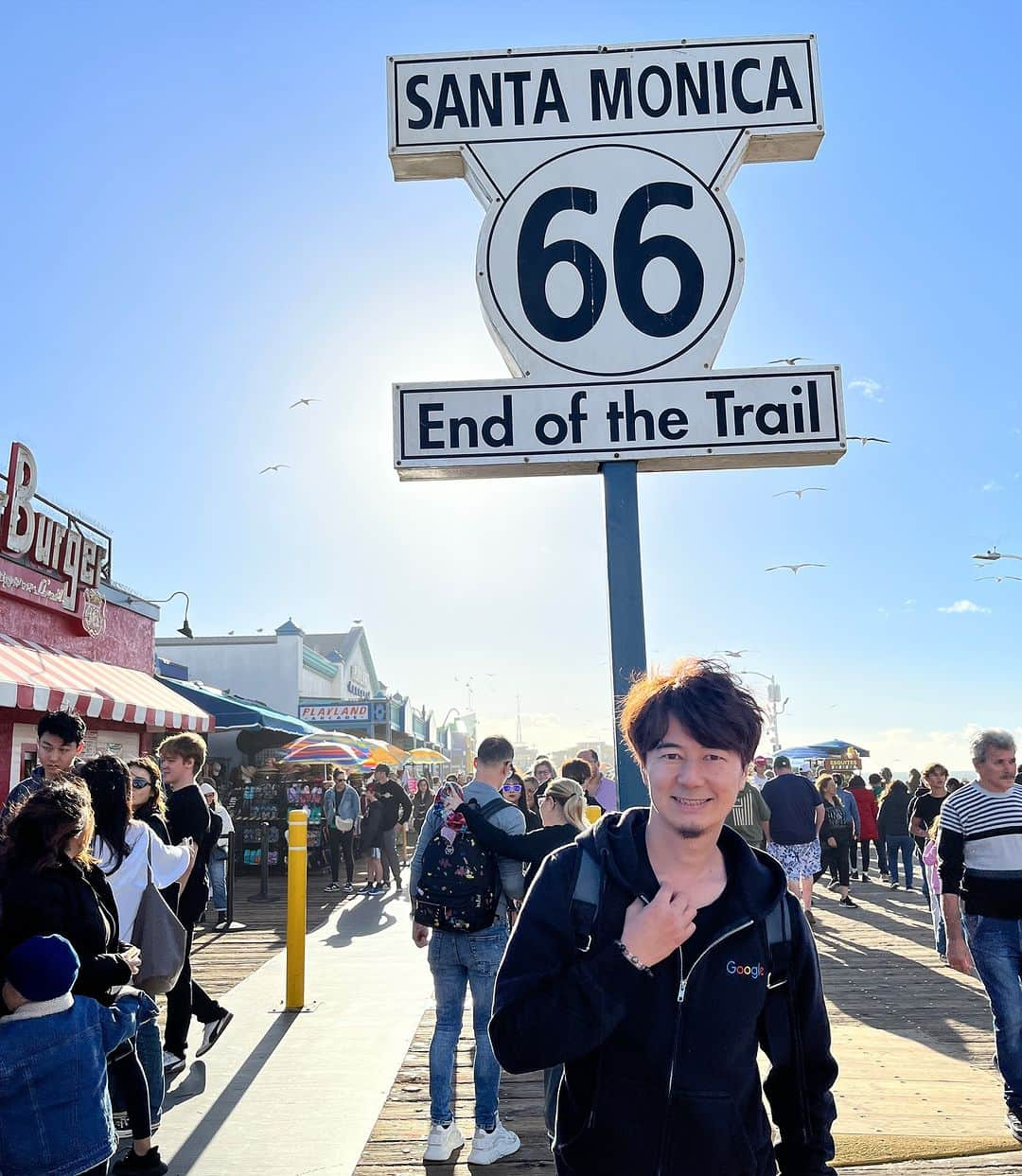 井上裕治さんのインスタグラム写真 - (井上裕治Instagram)「A Happy New Year 🔔🥳2024   #santamonica #root66」1月5日 13時00分 - yuji_inoue_music