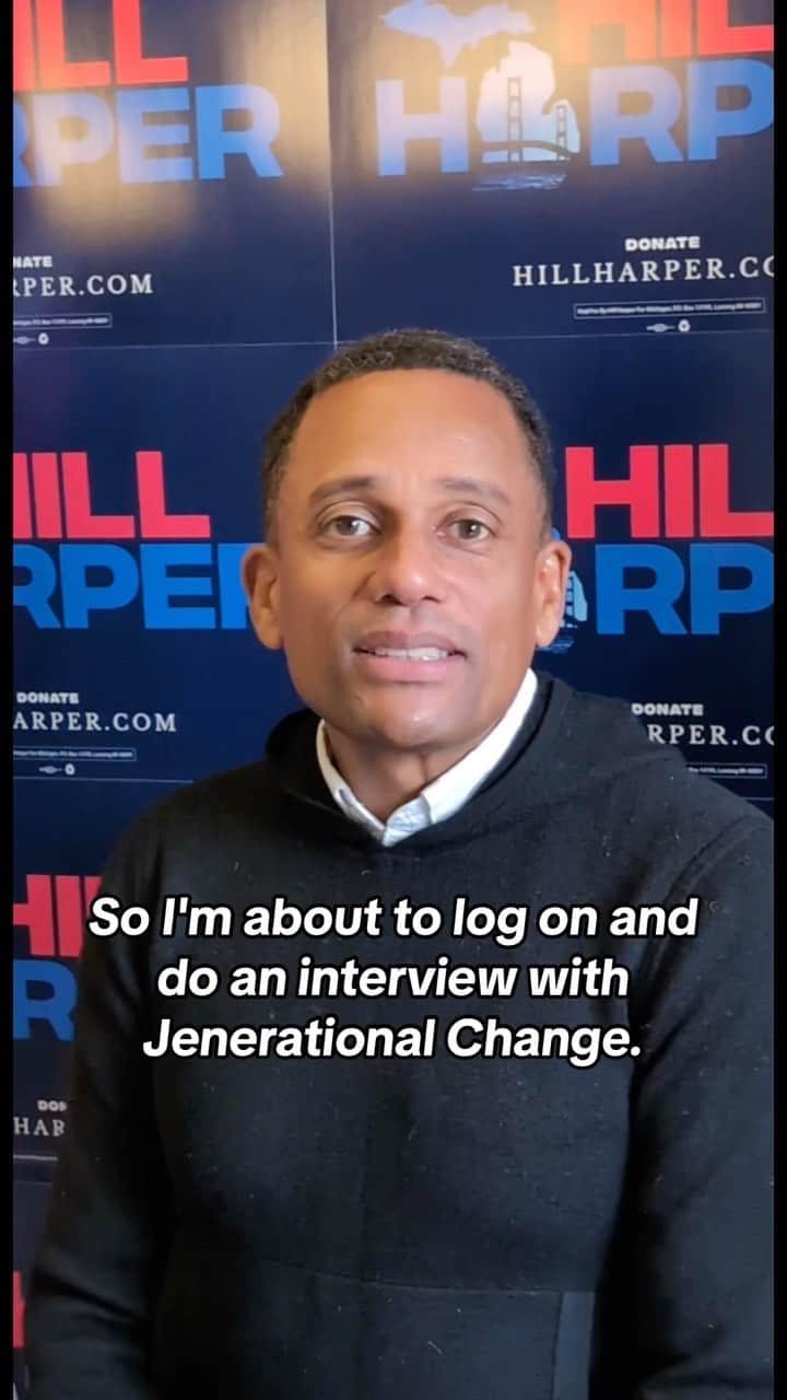 ヒル・ハーパーのインスタグラム：「Check out a few highlights from my interview with Jenerational Change! Visit Jenerational Change on YouTube for more of the conversation. Also available on Spotify and Apple Podcasts. 🎙️   #Interview #PodcastChat #JenerationalChange」