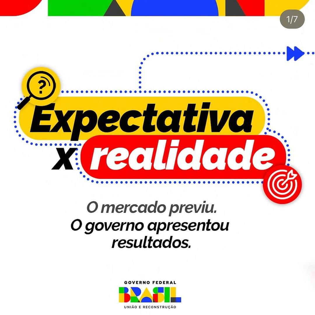 ジルマ・ルセフのインスタグラム：「O crescimento do Brasil em 2023 superou todas as previsões para o ano. Felizmente, as projeções do mercado não se concretizaram e o trabalho e seriedade do governo federal resultaram em números positivos para o país, sobretudo, para os que mais precisam. Inflação baixa, crescimento do PIB, juros em queda, e mais. #repost @governodobrasil」