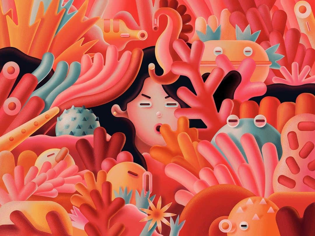 Dribbbleさんのインスタグラム写真 - (DribbbleInstagram)「This week's #TopDribbbler is @mary___maka! "Nature is the main source of inspiration for me, with all its forms and flow. Plants and animals are often in my illustrations. And when I need an interesting hero, I know where to look — the subway. Seriously, it always works! I met all my characters there. If you combine everything together, you get amazing stories."  #dribbble #dribbbleshot #illustration #illustrationartist #digitalillustration #illustrationwork」1月13日 22時50分 - dribbble