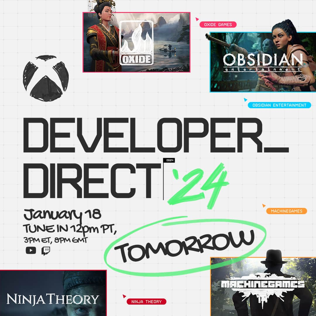 Xboxのインスタグラム：「Tomorrow tomorrow tomorrow tomorrow tomorrow- ok you get it. See you tomorrow for Developer_Direct at 12 pm PT」