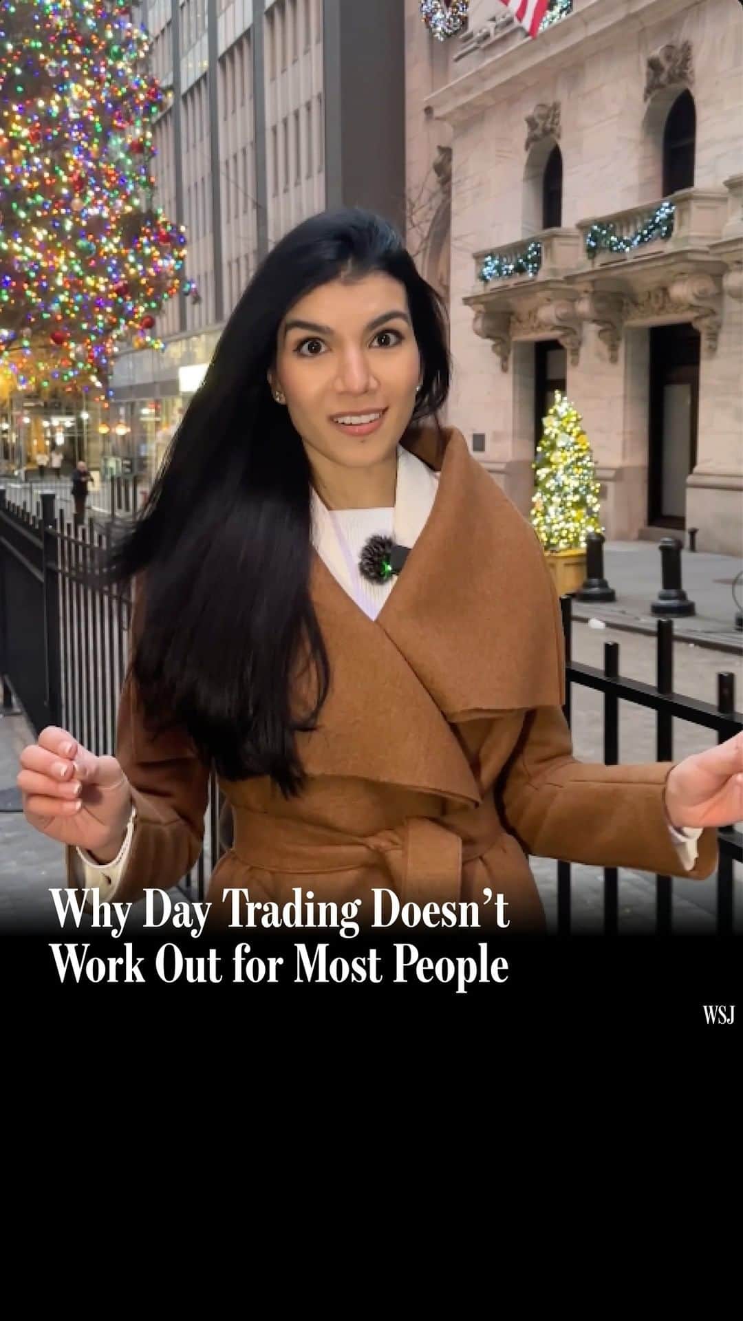 Wall Street Journalのインスタグラム：「Most people are pretty bad at picking stocks, research shows.⁠ ⁠ Our lead markets writer, Gunjan Banerji, explains why getting rich in the stock market is not an overnight scheme.」