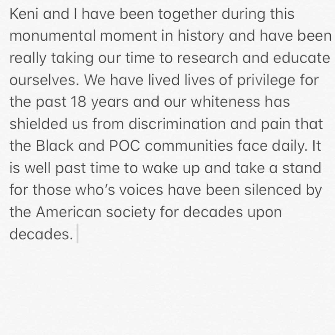 ルナ・ブライズ・ボイドのインスタグラム：「speak up. use your voice. the time for change is now. link in my bio to educate yourself and ways to help✌️please do it. TAG @mayorofla @lapdchiefmoore IN THE COMMENTS #blacklivesmatter #justiceforgeorgefloyd」