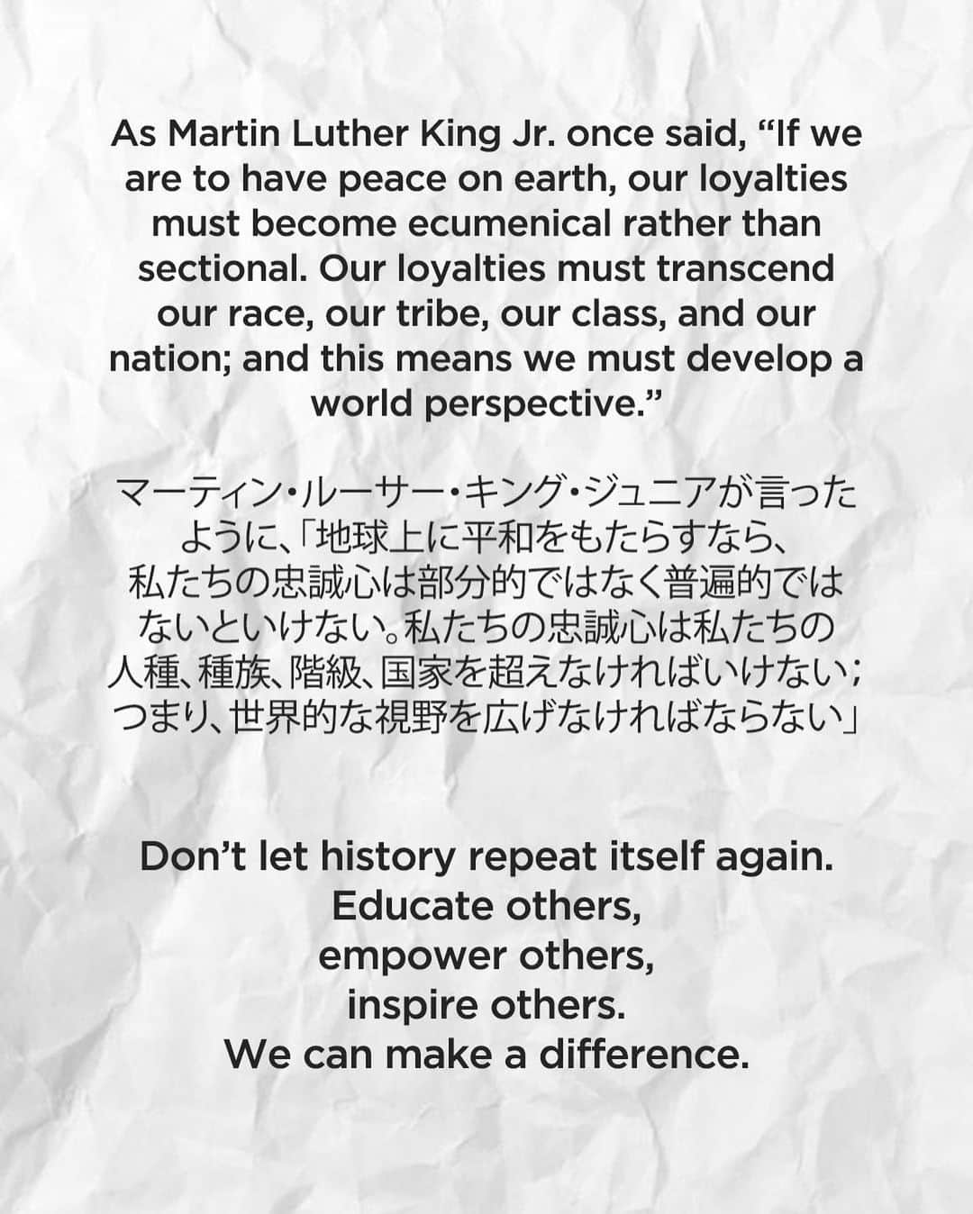 サマンサ麻里子さんのインスタグラム写真 - (サマンサ麻里子Instagram)「It was already hard to form my thoughts into words in English - it was even harder in Japanese but I had to do it. Also, there are plenty more organizations to donate to than the list I made. Keep on educating, empowering and inspiring others. We are in this together.  この前は英語のみの文章で投稿したけど、ちゃんと日本語でも表したかったので、再投稿します。寄付できる団体は他にもたくさんあるので、みんなでサポートしましょう。Keep on educating others, empowering others and inspiring others. We are in this together.  #blacklivesmatter #weareallequal」6月3日 19時31分 - samanthamariko