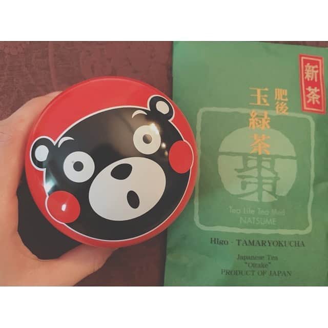 上野愛奈さんのインスタグラム写真 - (上野愛奈Instagram)「こんばんは🌝 母からくまモンのお茶が届きました🍵もう寝ないとだ〜明日はやドキで(^^) #お茶 #くまモン #玉緑茶」6月3日 19時47分 - ueno_aina_816