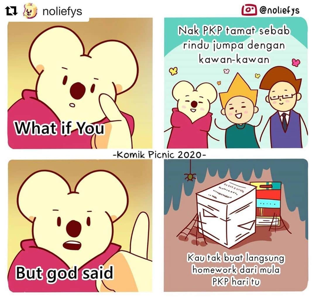 Koleksi Komik Malaysiaさんのインスタグラム写真 - (Koleksi Komik MalaysiaInstagram)「#Repost @noliefys with @get_repost ・・・ Ditelan mati emak diluah mati bapa . . #memeref #memes #komikmalaysia #studentlife」6月3日 21時26分 - tokkmungg_exclusive