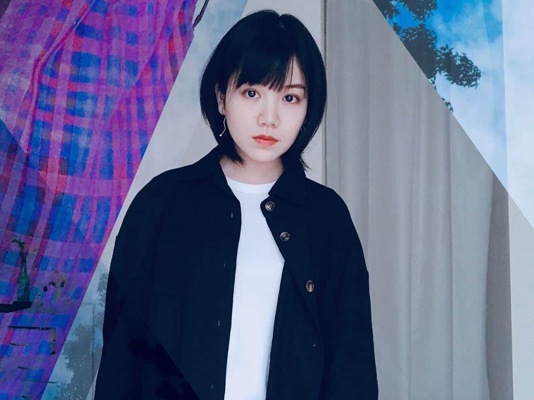 田上真里奈のインスタグラム：「#ootd #二重露光」