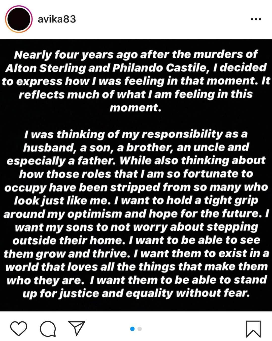 クレア・コフィーのインスタグラム：「Thank you @avika83!! I have so much to learn. #askwhy #amplifymelanatedvoices #solidarityANDaction」