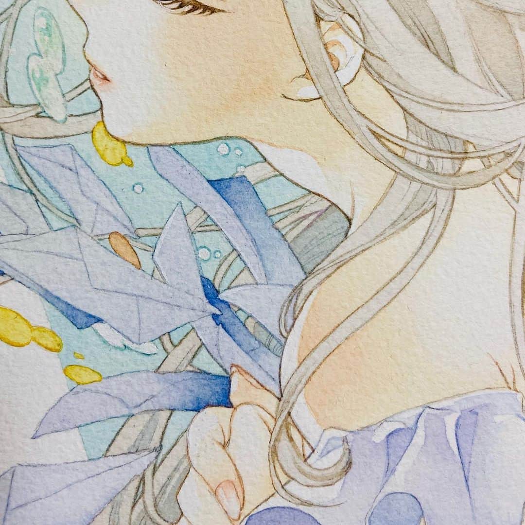 友風子/yufushiさんのインスタグラム写真 - (友風子/yufushiInstagram)「#illustration #watercolor #イラスト #水彩」6月3日 22時40分 - uko_yufushi