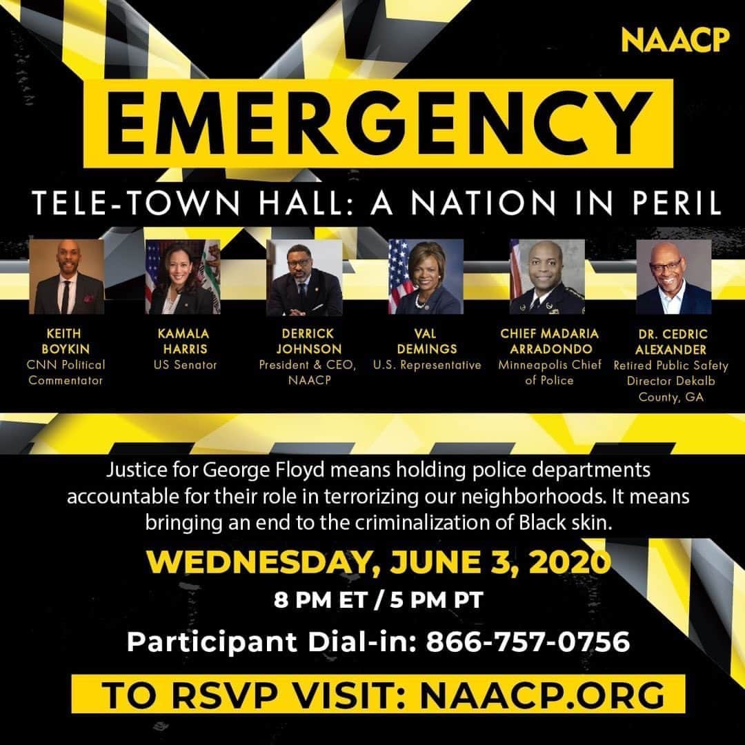ジェニー・スレイトさんのインスタグラム写真 - (ジェニー・スレイトInstagram)「Repost @naacp ❤️ This Wednesday, June 3rd, join us for a tele-town-hall to discuss the current state of #BlackAmerica, #JusticeForGeorgeFloyd, and the inhumane treatment of black bodies by police across the nation.  RSVP: https://naacp.org/a-nation-in-peril/」6月3日 22時51分 - jennyslate