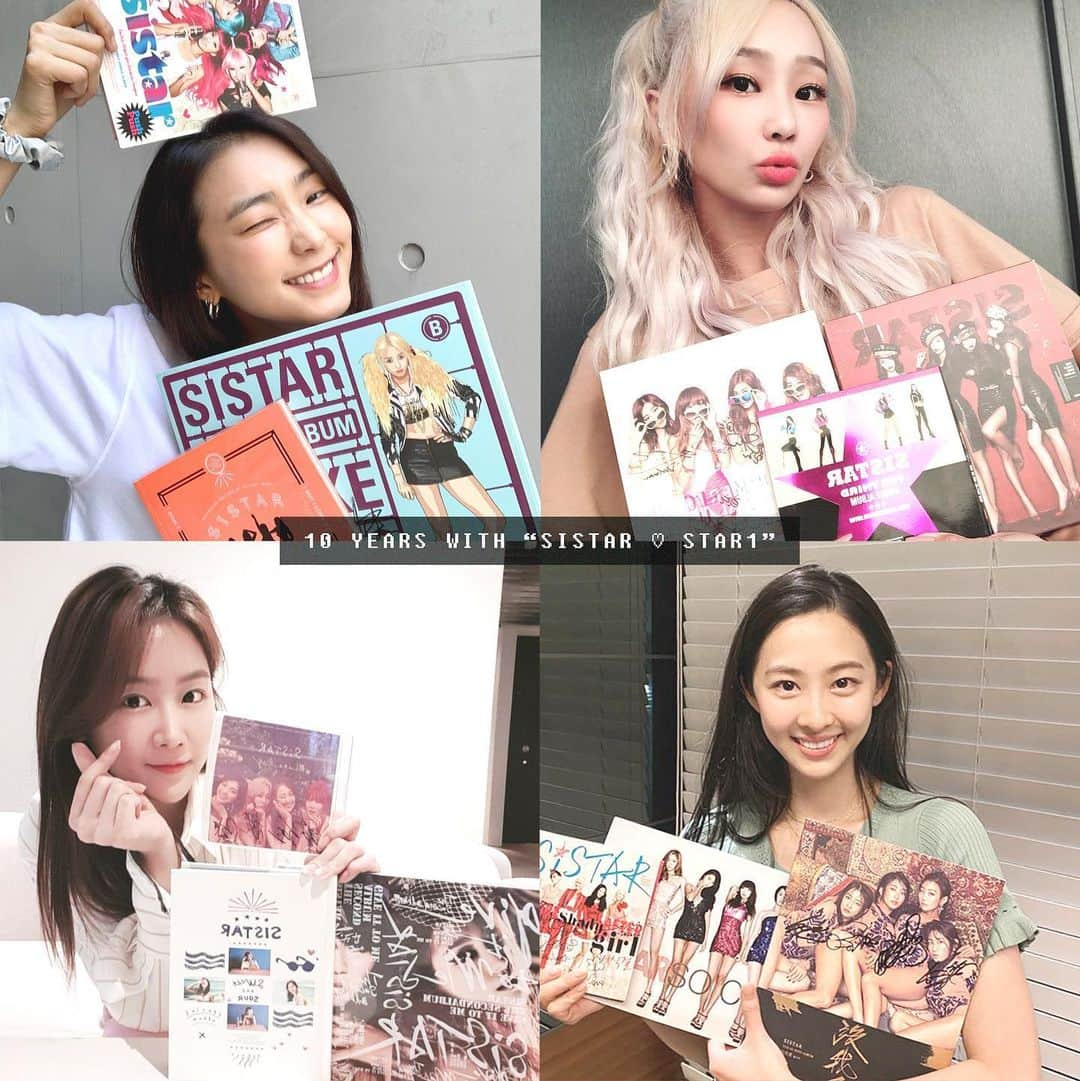 ボラのインスタグラム：「💜10주년💜 제가 sistar로 데뷔한 지 벌써 10년이 되었어요.  10년 동안 저를 무한으로 응원해주고 사랑해 준 우리 팬들(star1)과 응원해 주신 모든 분들.. 너무 감사합니다.  10년 동안 활동하면서 힘들거나 지칠 때도 있었지만 저를 보며 행복을 느끼고 꿈을 키워 나갈 수 있다고 해주신 감사한 분들 덕분에 정말 항상 최선을 다해 열심히 노력할 수 있었던 것 같아요.  이렇게 저에게 주신 마음들을 정말 소중하게 생각하며 계속 성장하는 모습 보여드릴게요! 언제나 응원해 주셔서 또 한 번 감사드려요! 앞으로도 저와 함께해주세요😁 사랑합니다💜 우리 씨스타도 라뷰🥰  #SISTAR #STAR1 #10thAnniversary #씨스타_10주년_축하해 #SISTAR_10th_Anniversary」