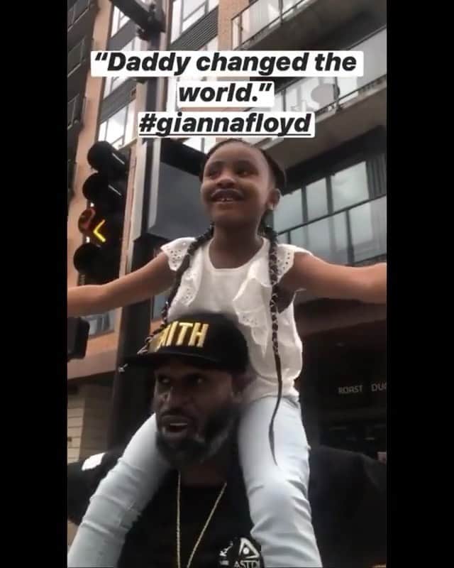 Average Parent Problemsのインスタグラム：「“Never lose that smile Gianna, never 🙌🏾 Always remember your daddy changed the world‼️” -@chrisstewart_esq_」