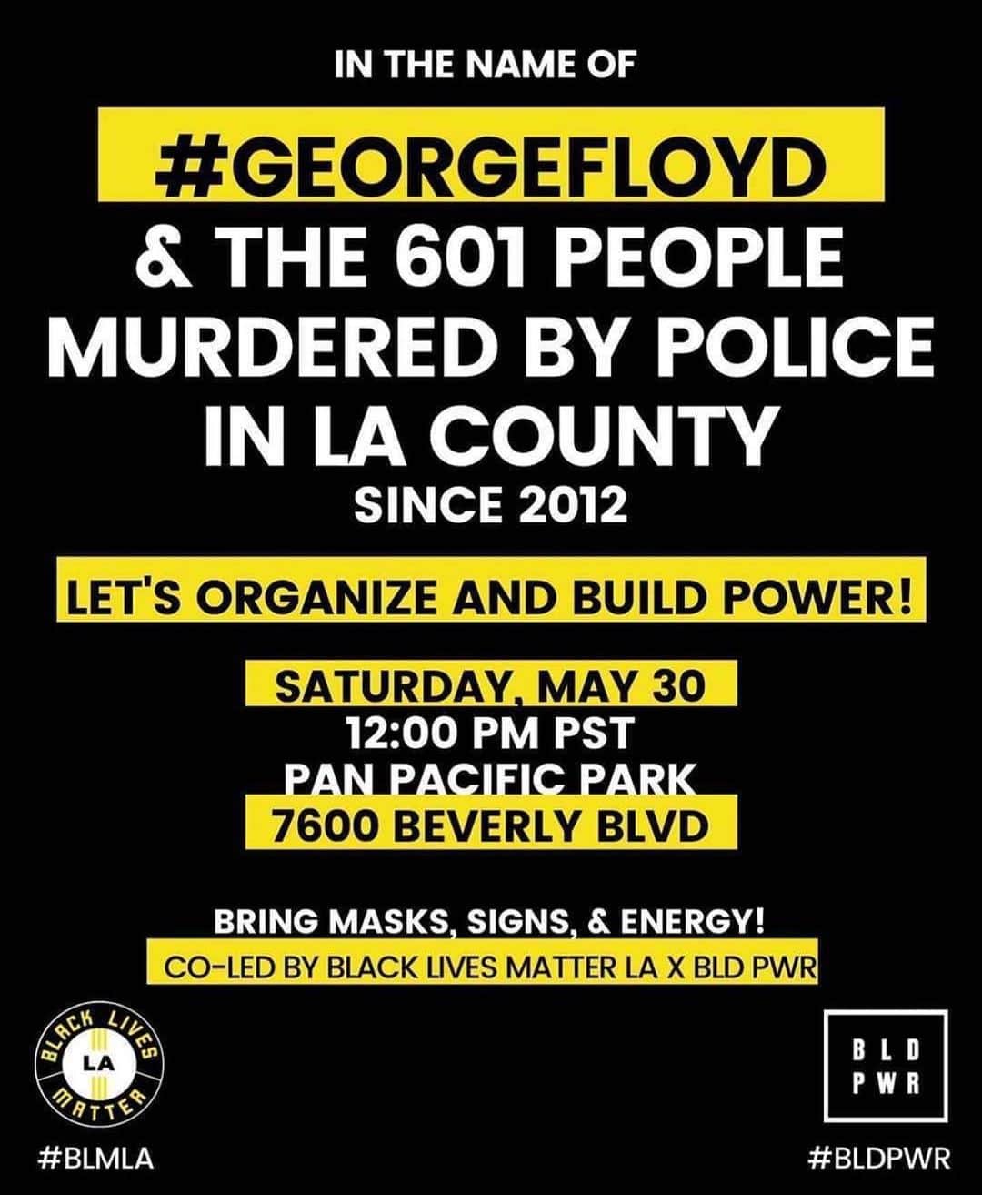 アダム・シャピロのインスタグラム：「Happening right now. Pan Pacific Park in LA. #blacklivesmatter #blmla #bldpwr」