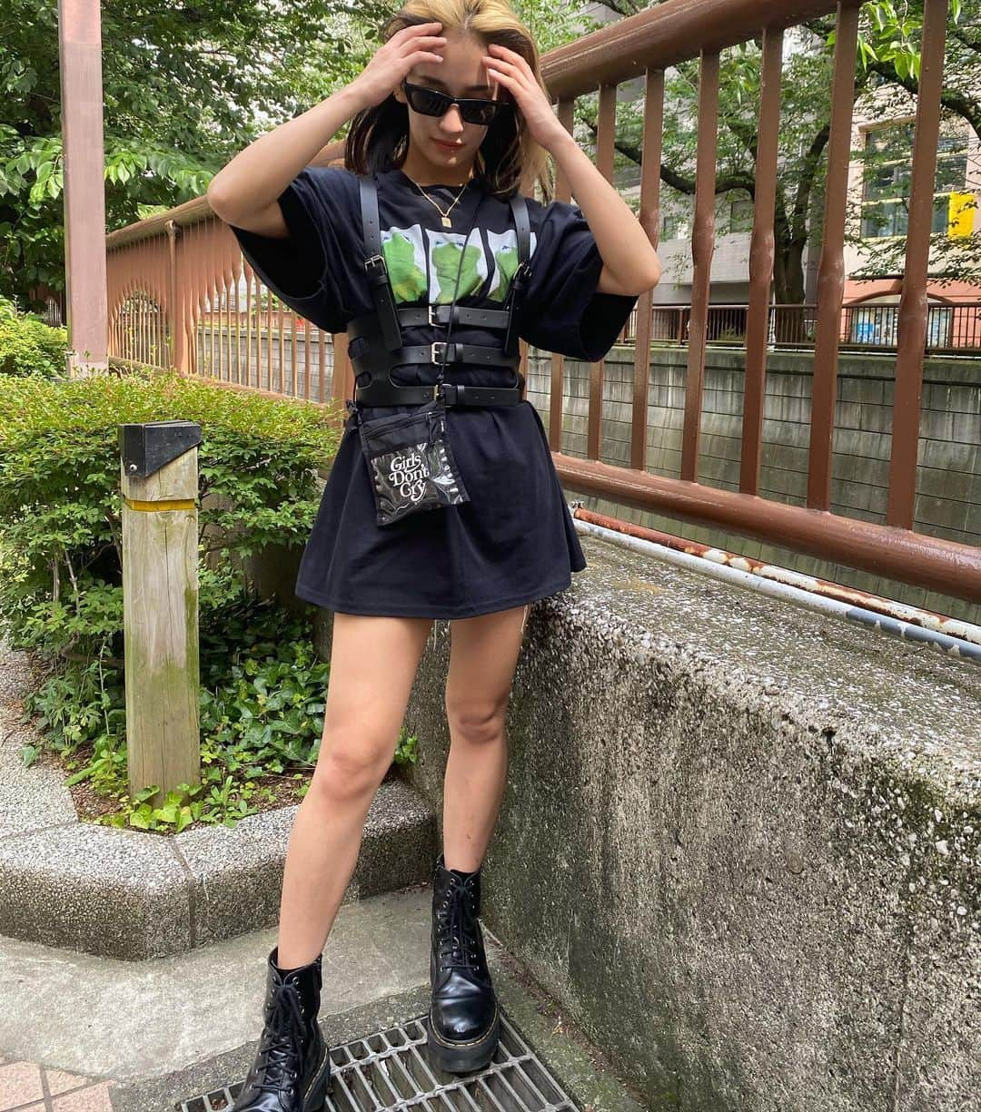 YURINOさんのインスタグラム写真 - (YURINOInstagram)「🖤💚」5月30日 21時47分 - yurino_happiness